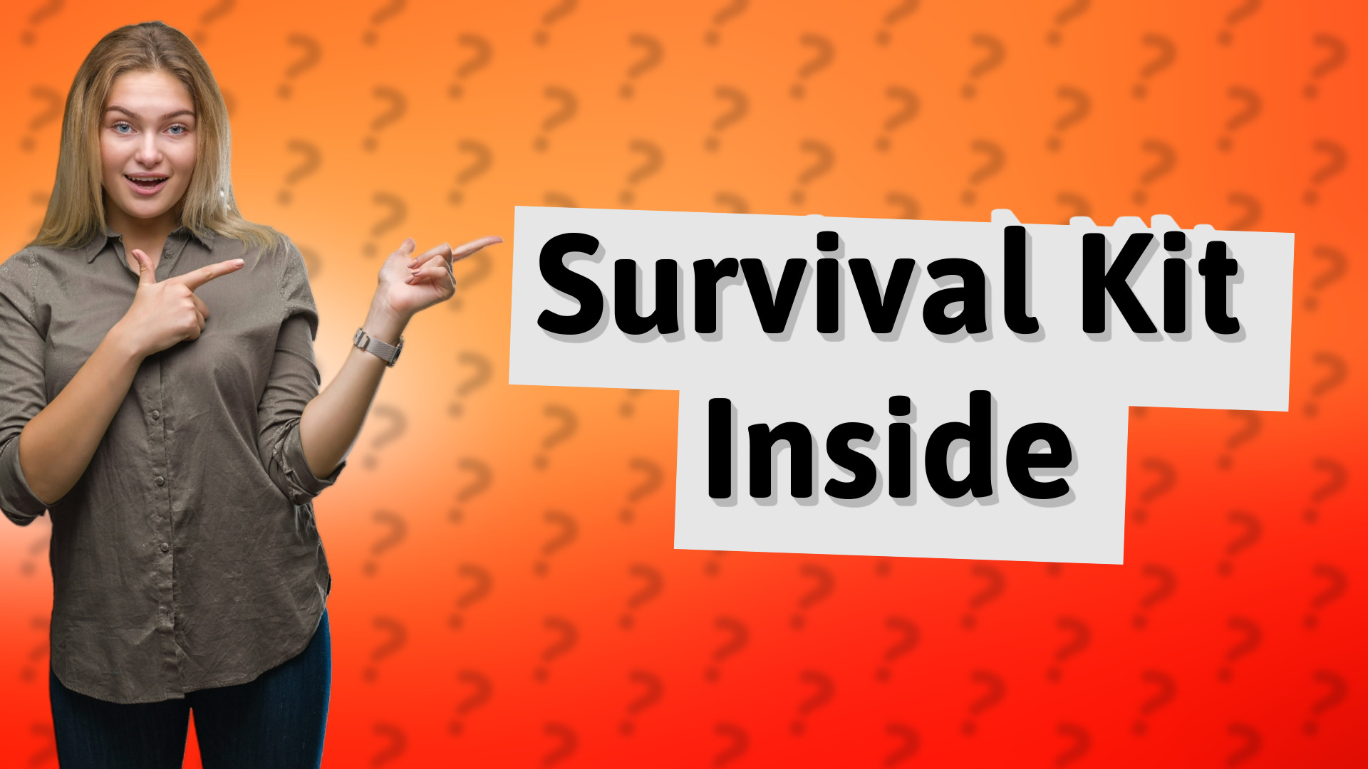 Survival Kit Inside
