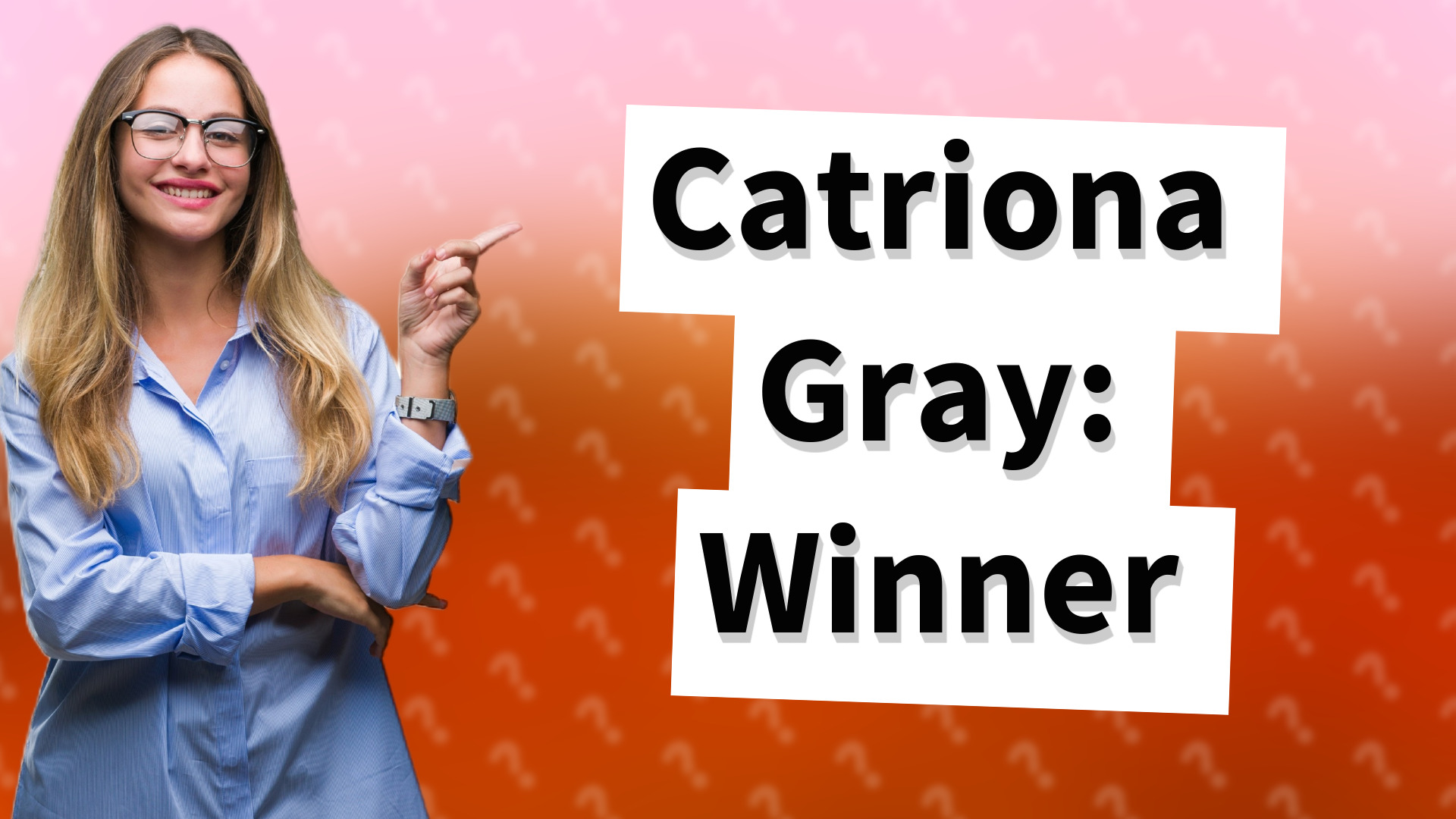 Catriona Gray: Winner