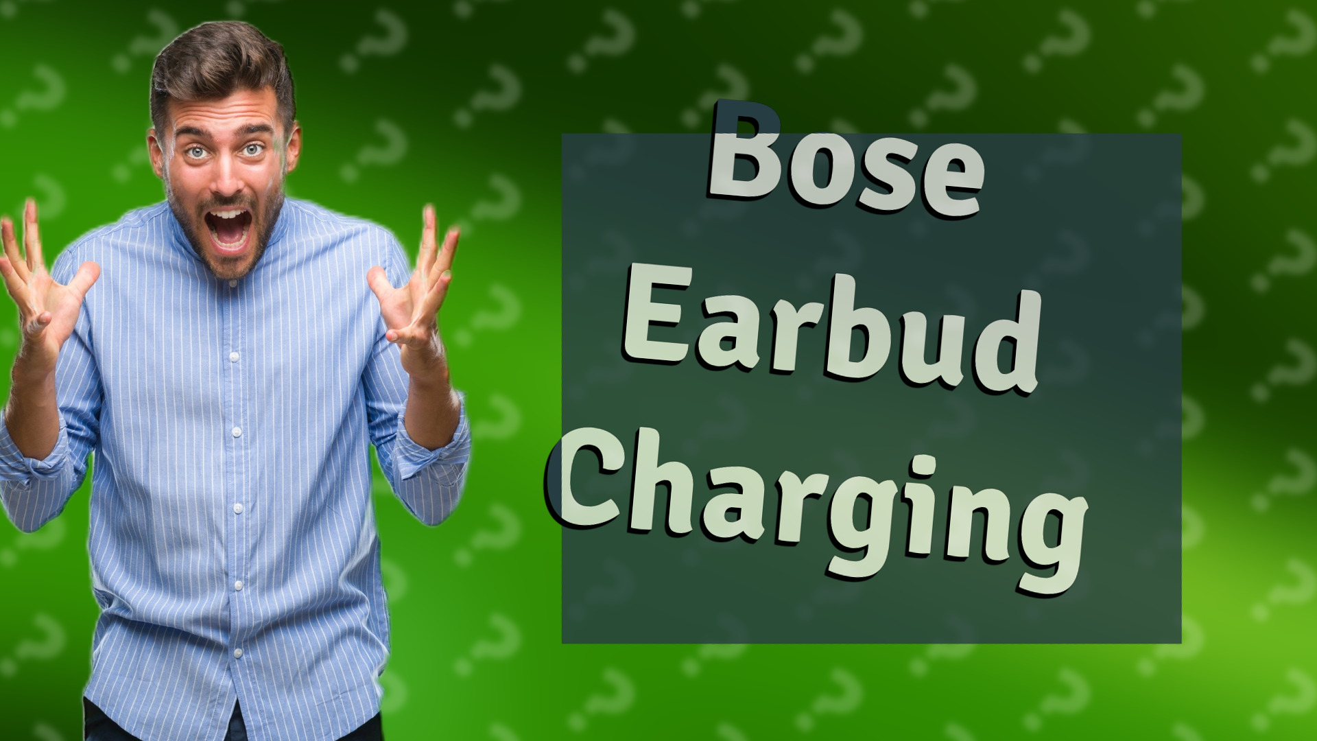 Bose Earbud Charging