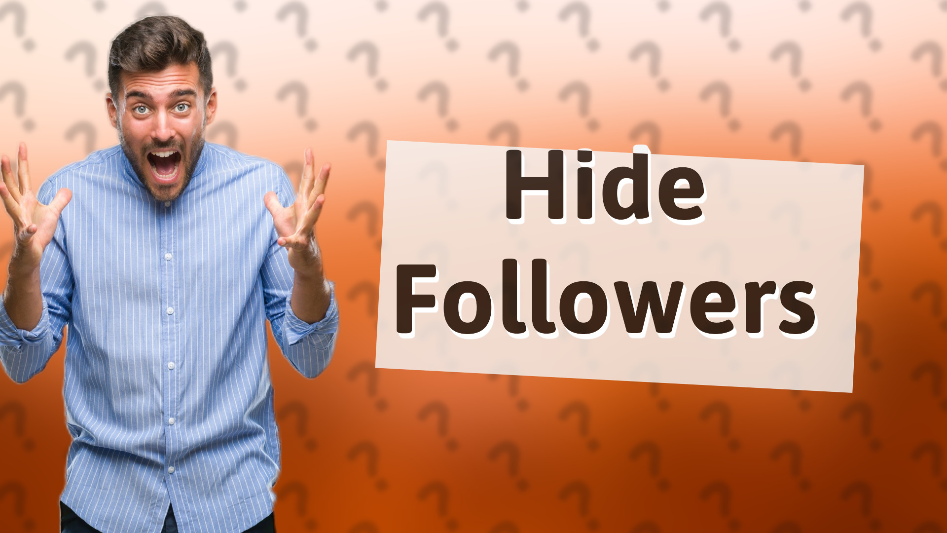 Hide Followers
