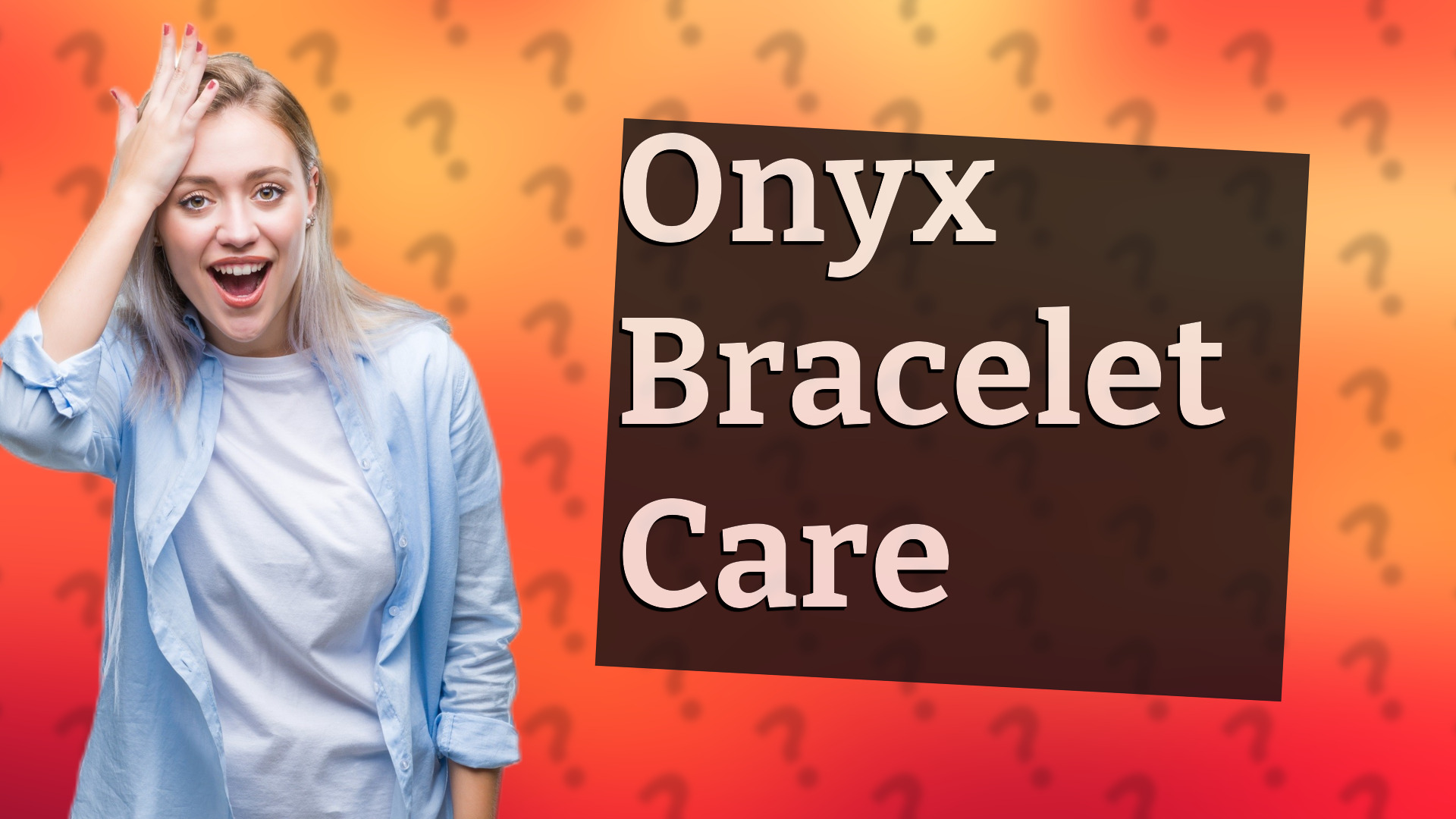 Onyx Bracelet Care