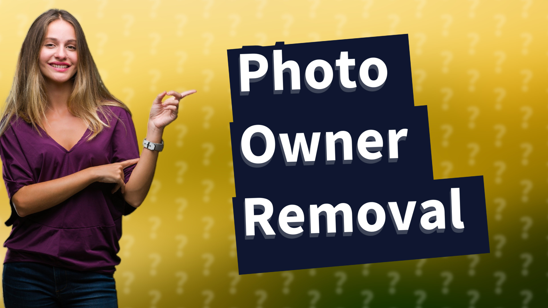 Photo Owner Removal