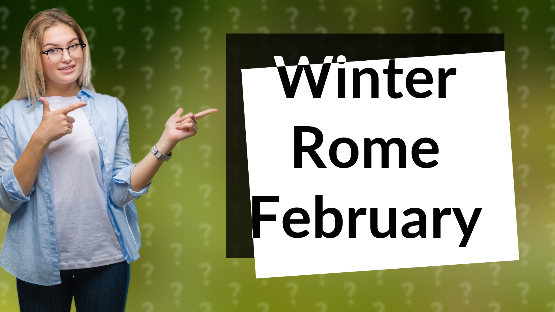 Winter Rome February