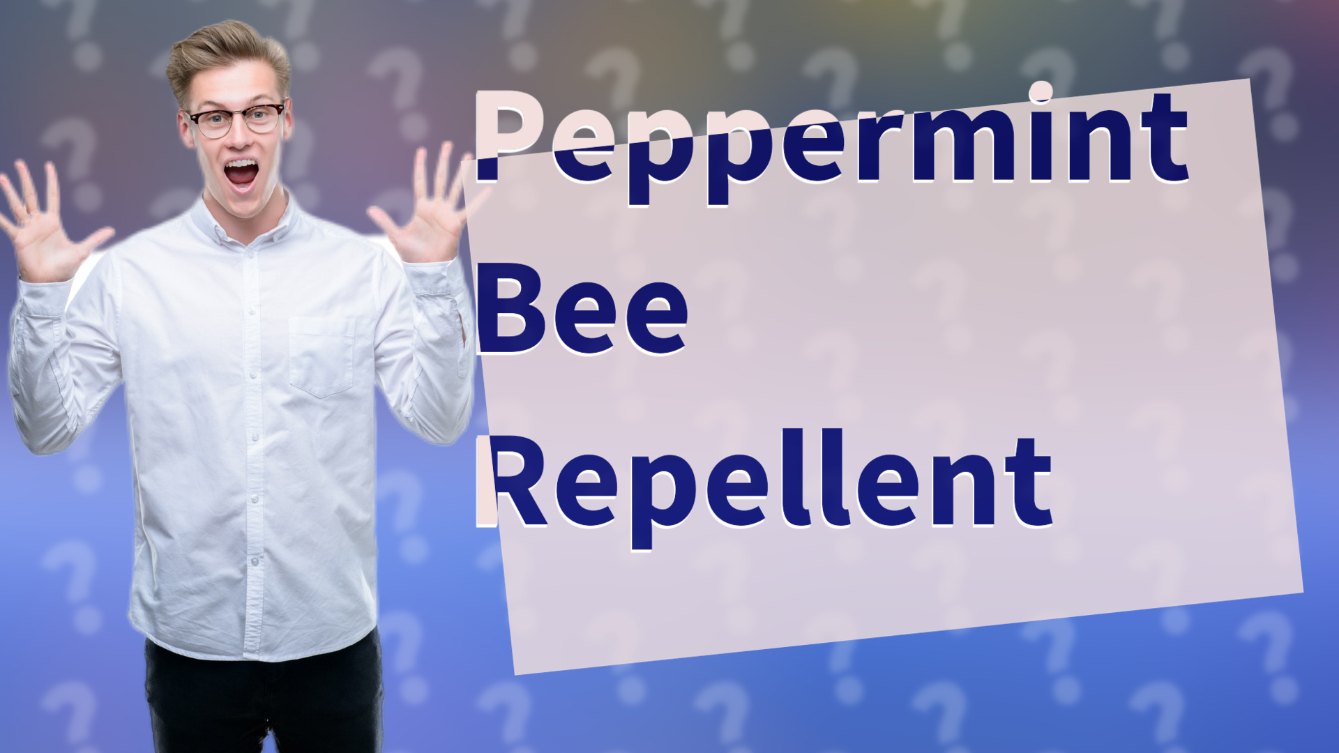 Peppermint Bee Repellent