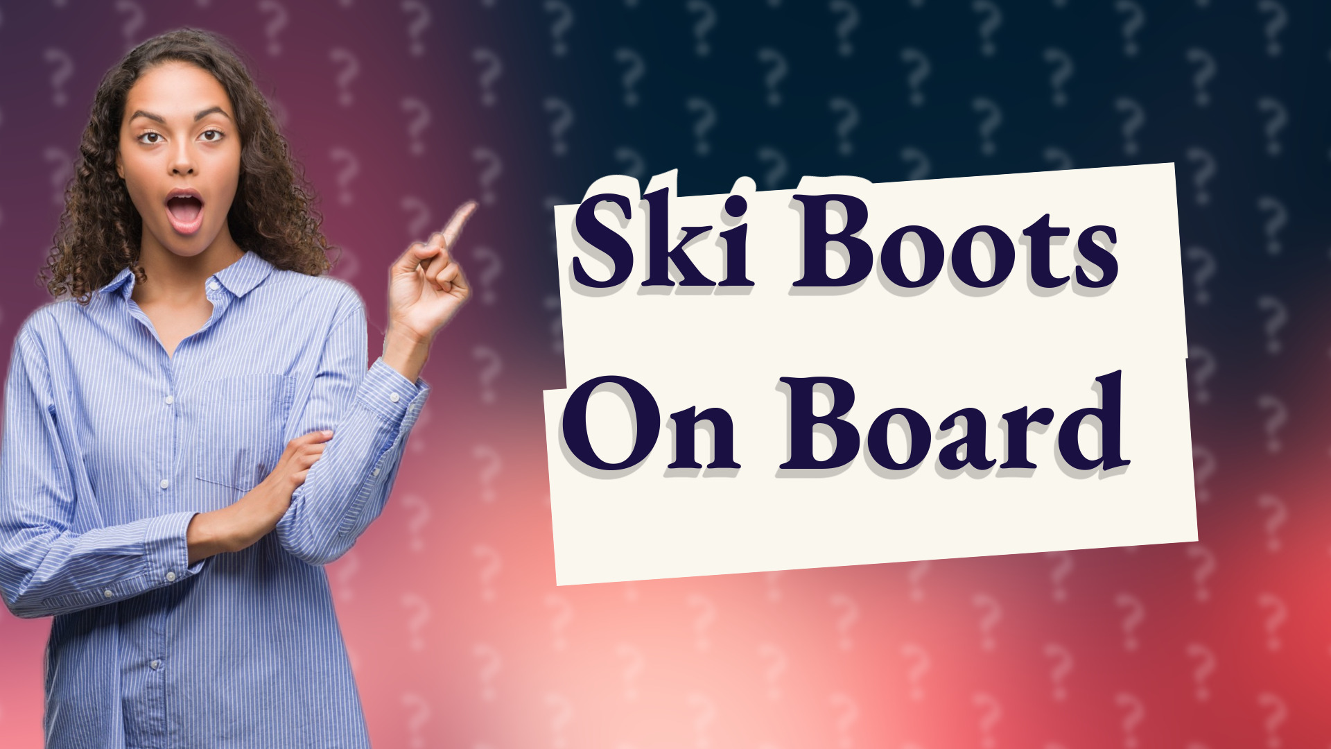 Ski Boots On Board