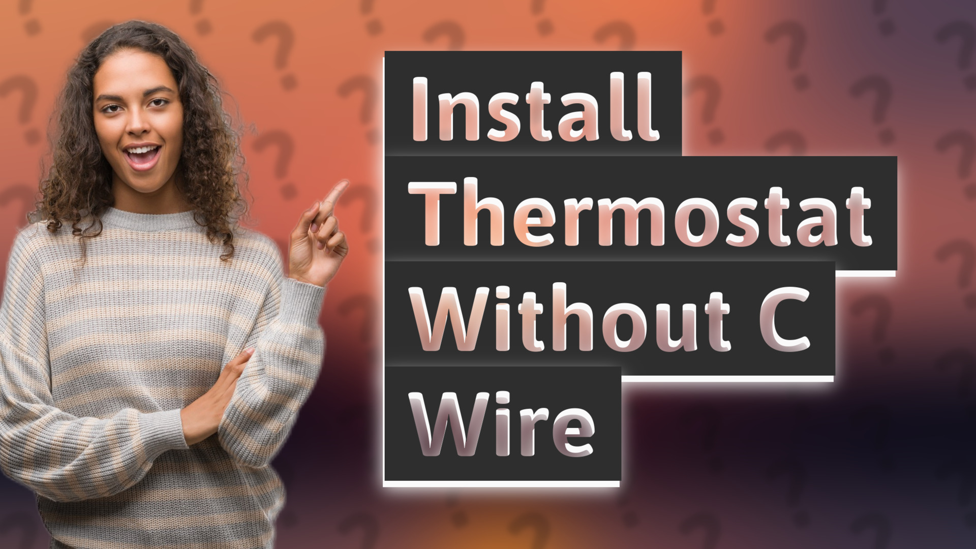 Install Thermostat Without C Wire