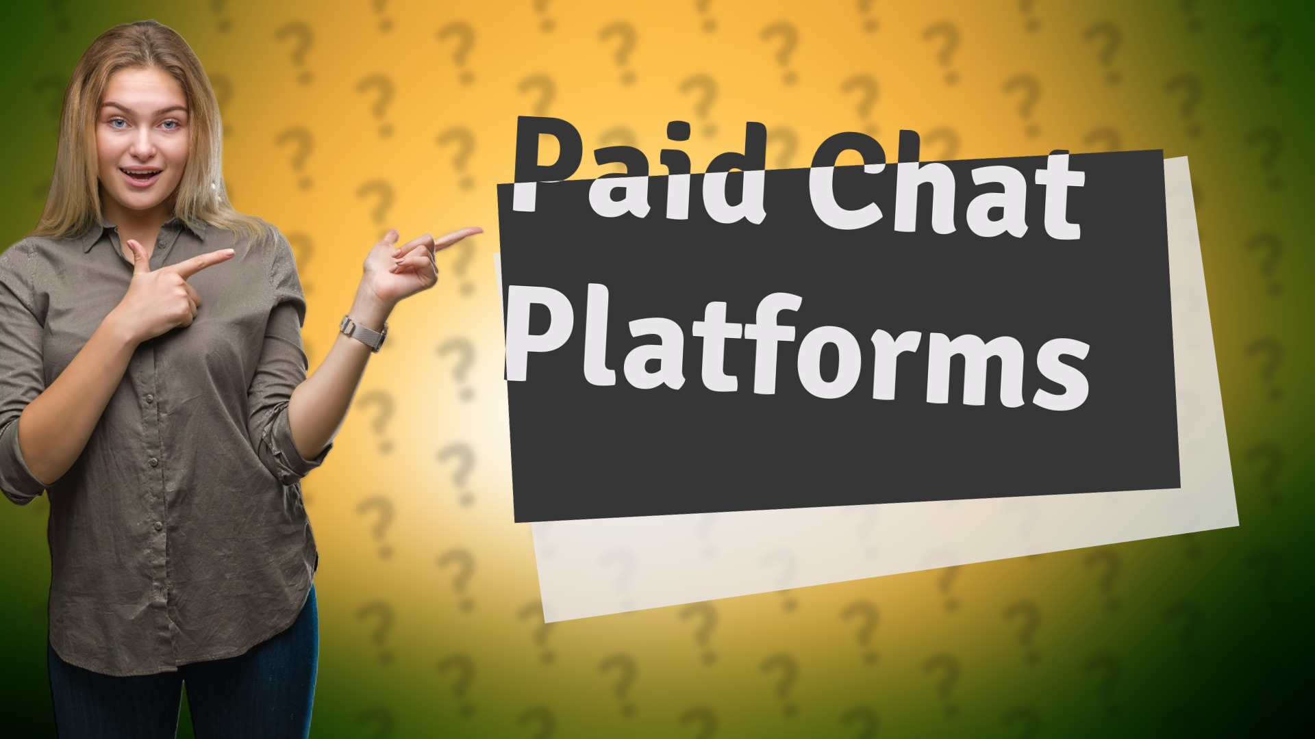 Paid Chat Platforms