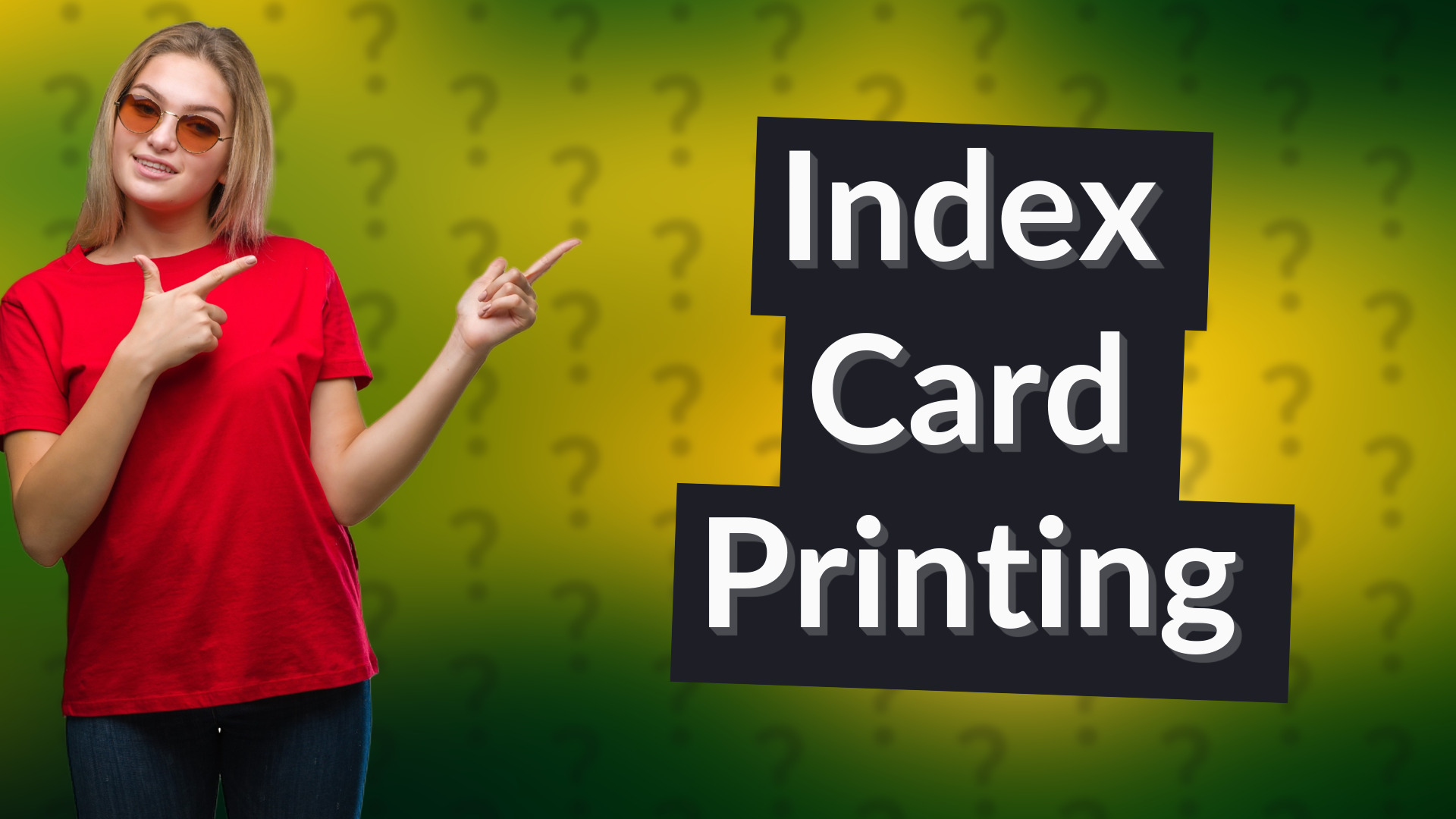 Index Card Printing