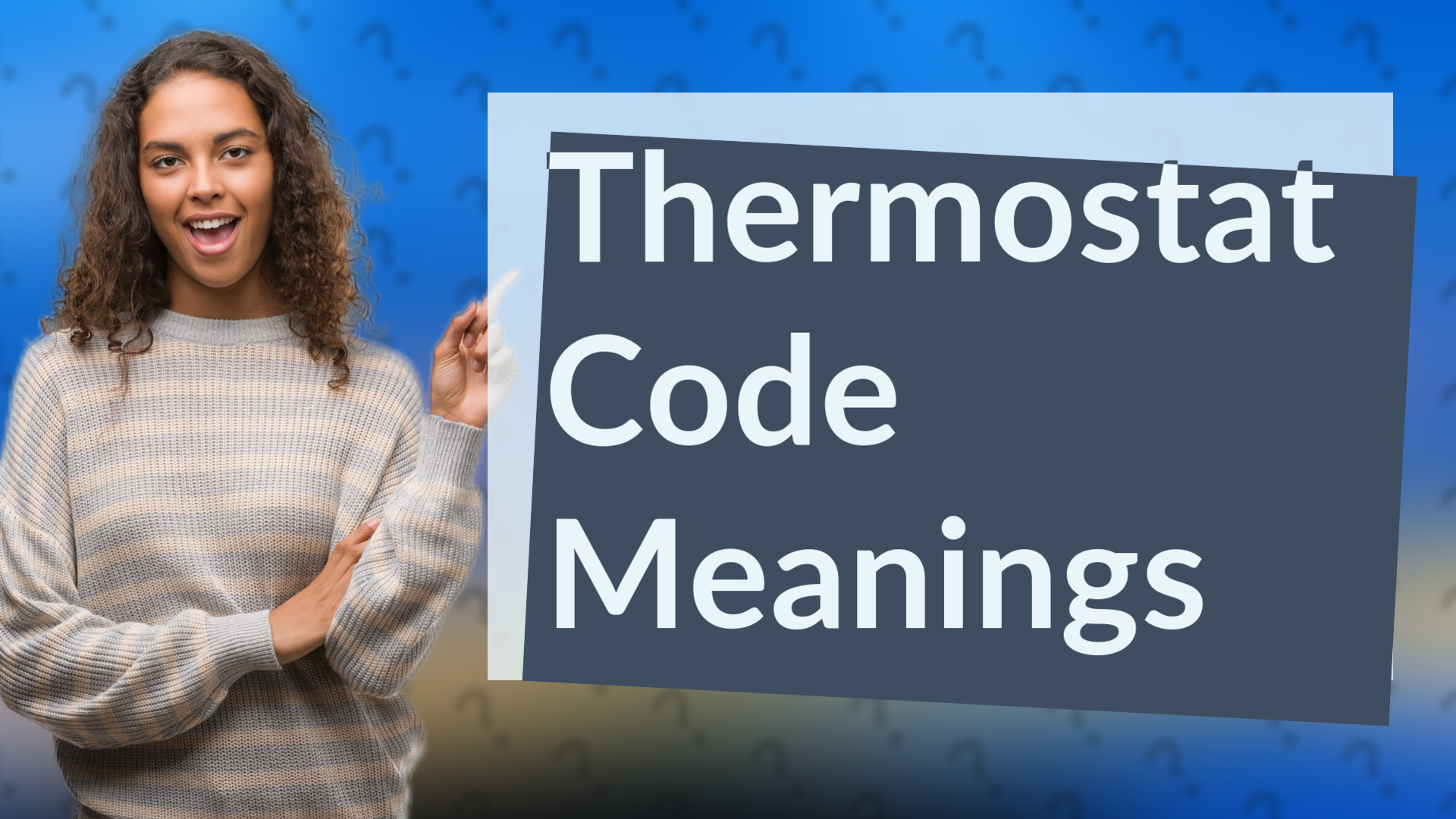 Thermostat Code Meanings