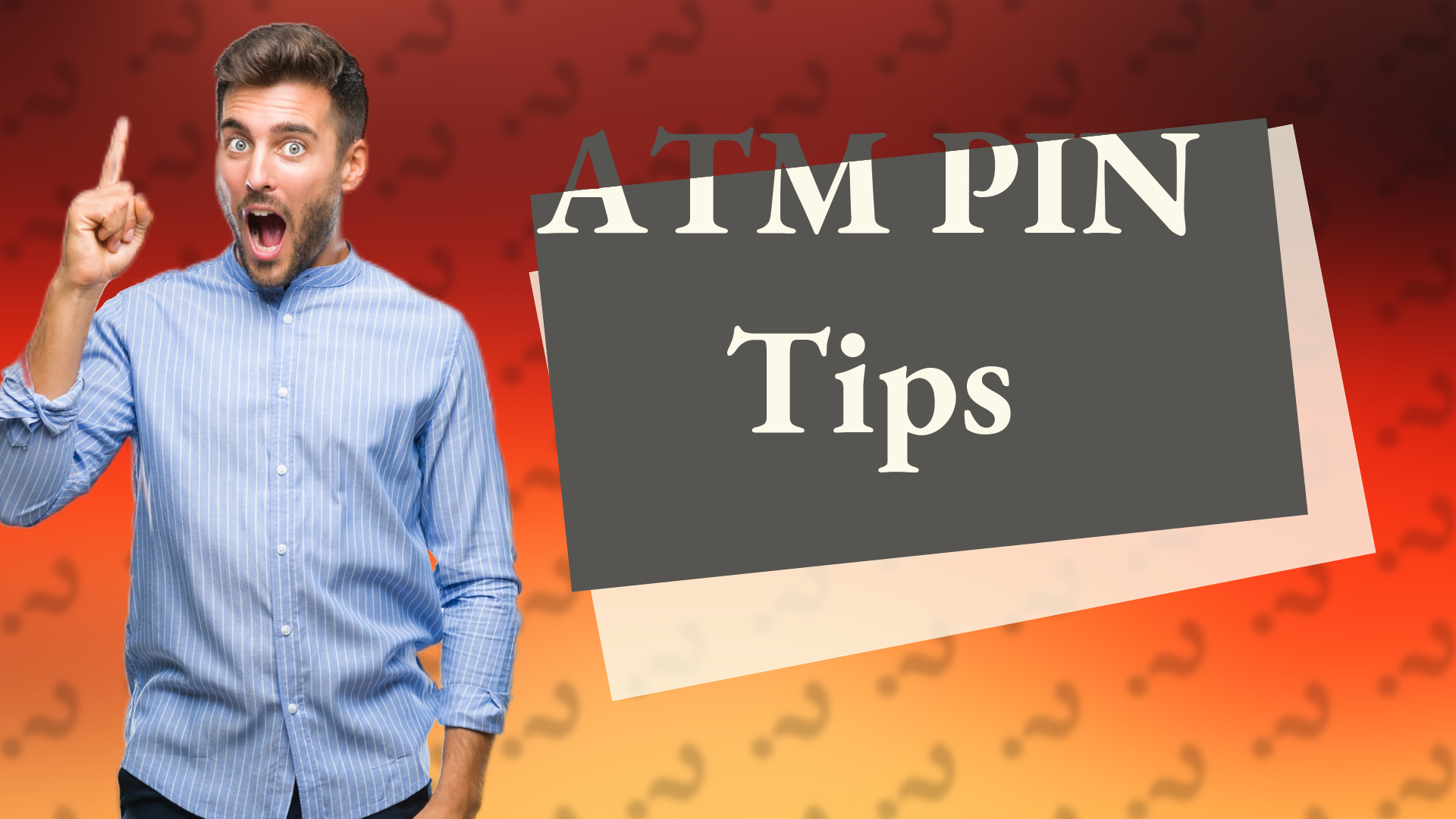 ATM PIN Tips
