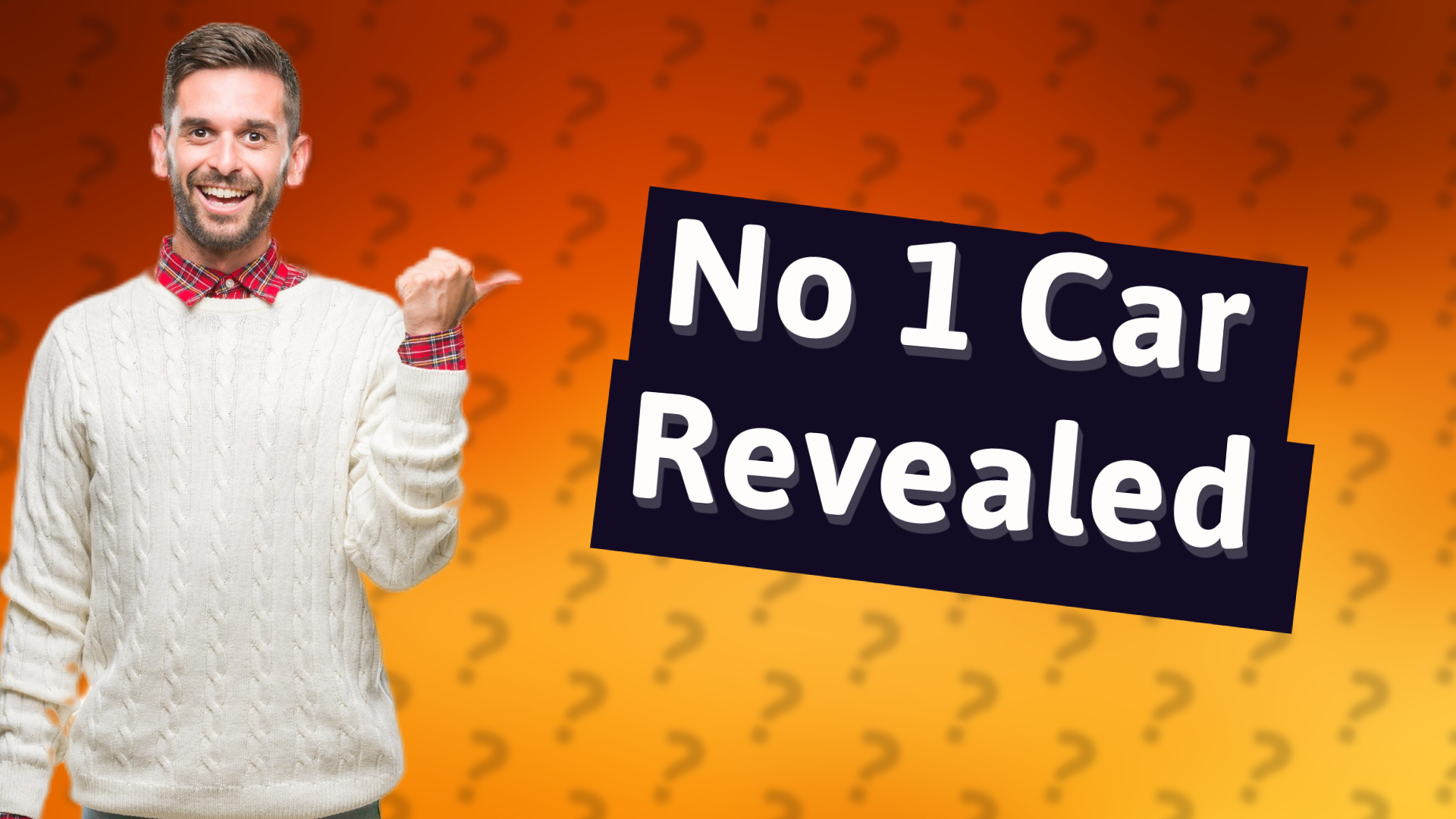 No 1 Car Revealed