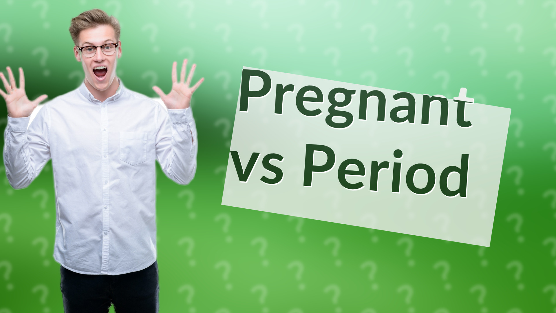Pregnant vs Period