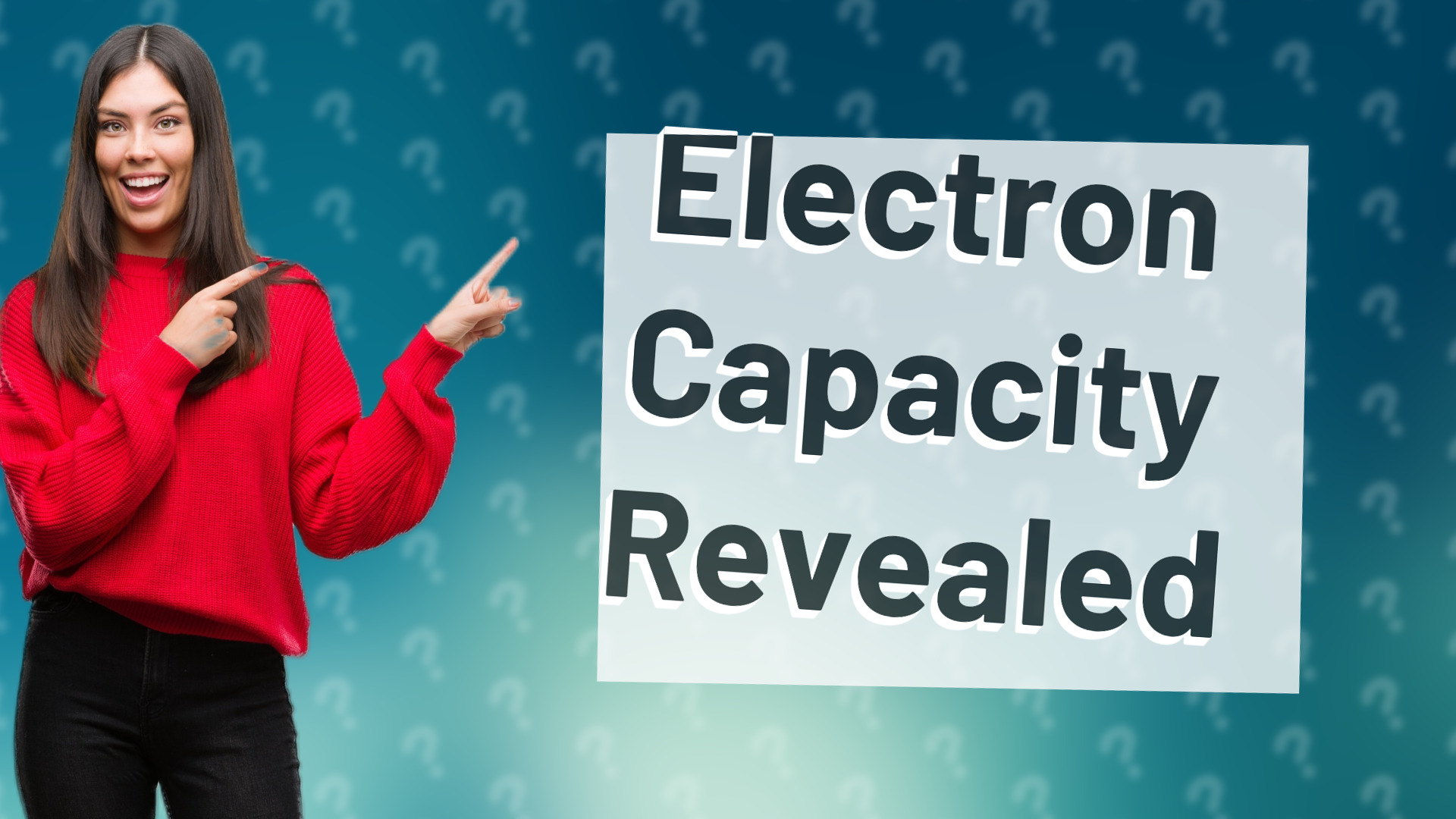 Electron Capacity Revealed