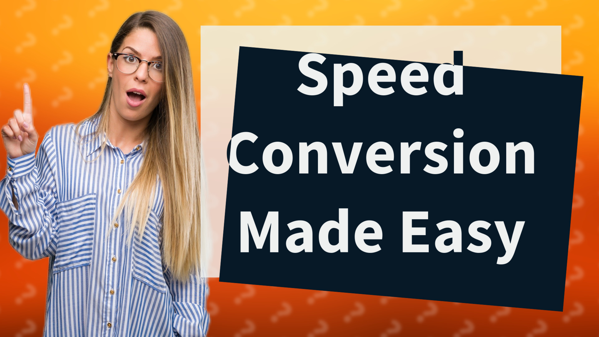 Speed Conversion Made Easy