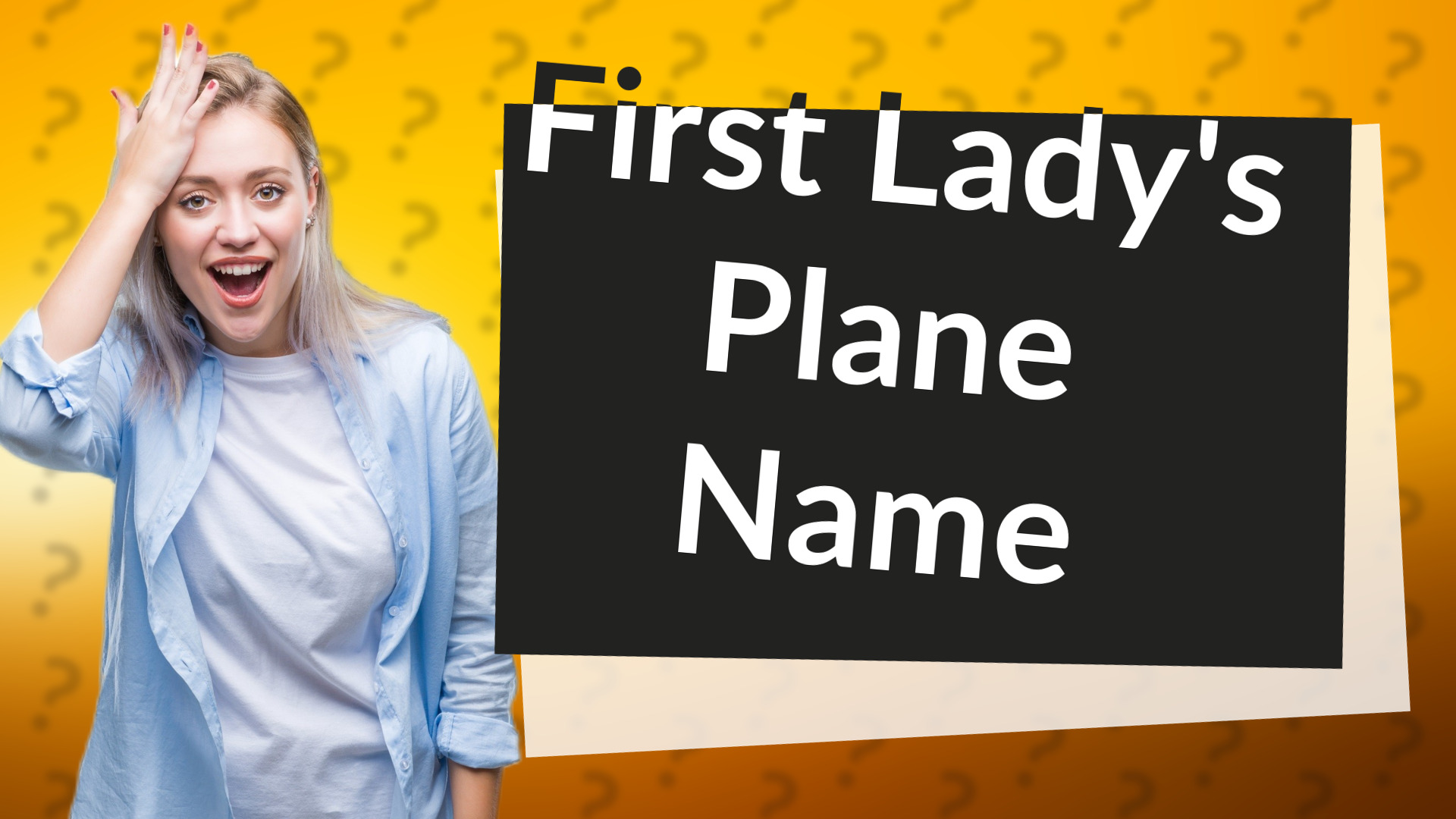 First Lady's Plane Name
