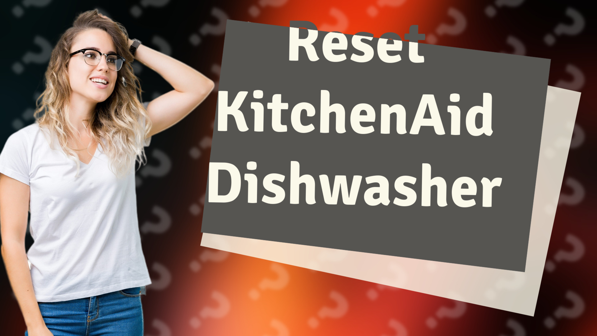 Reset KitchenAid Dishwasher