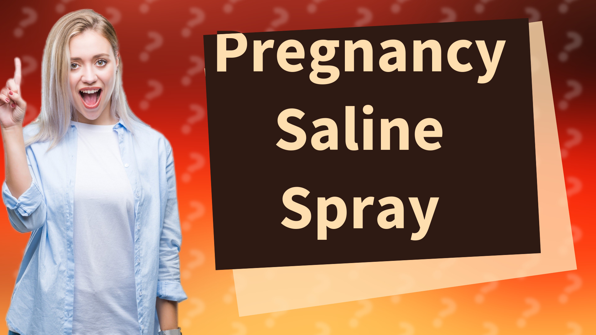 Pregnancy Saline Spray