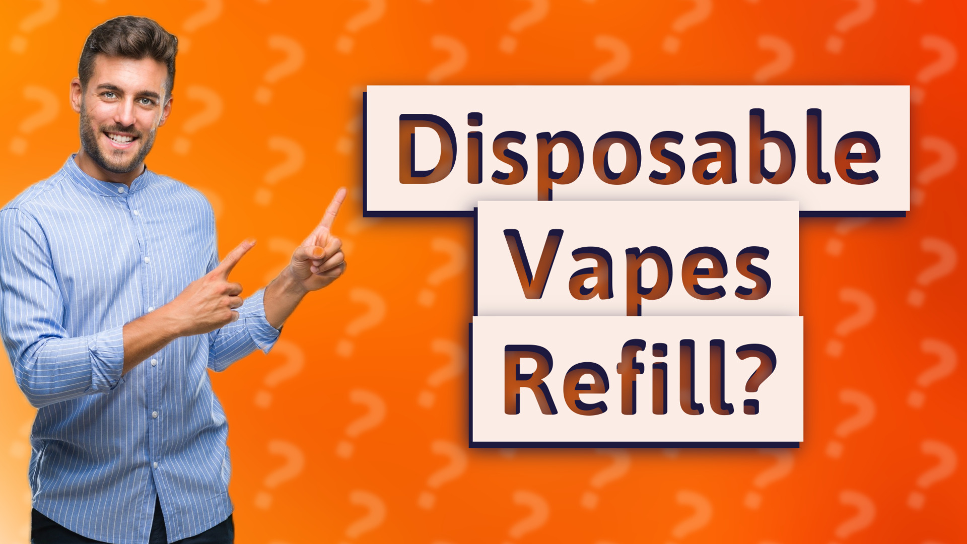 Disposable Vapes Refill?