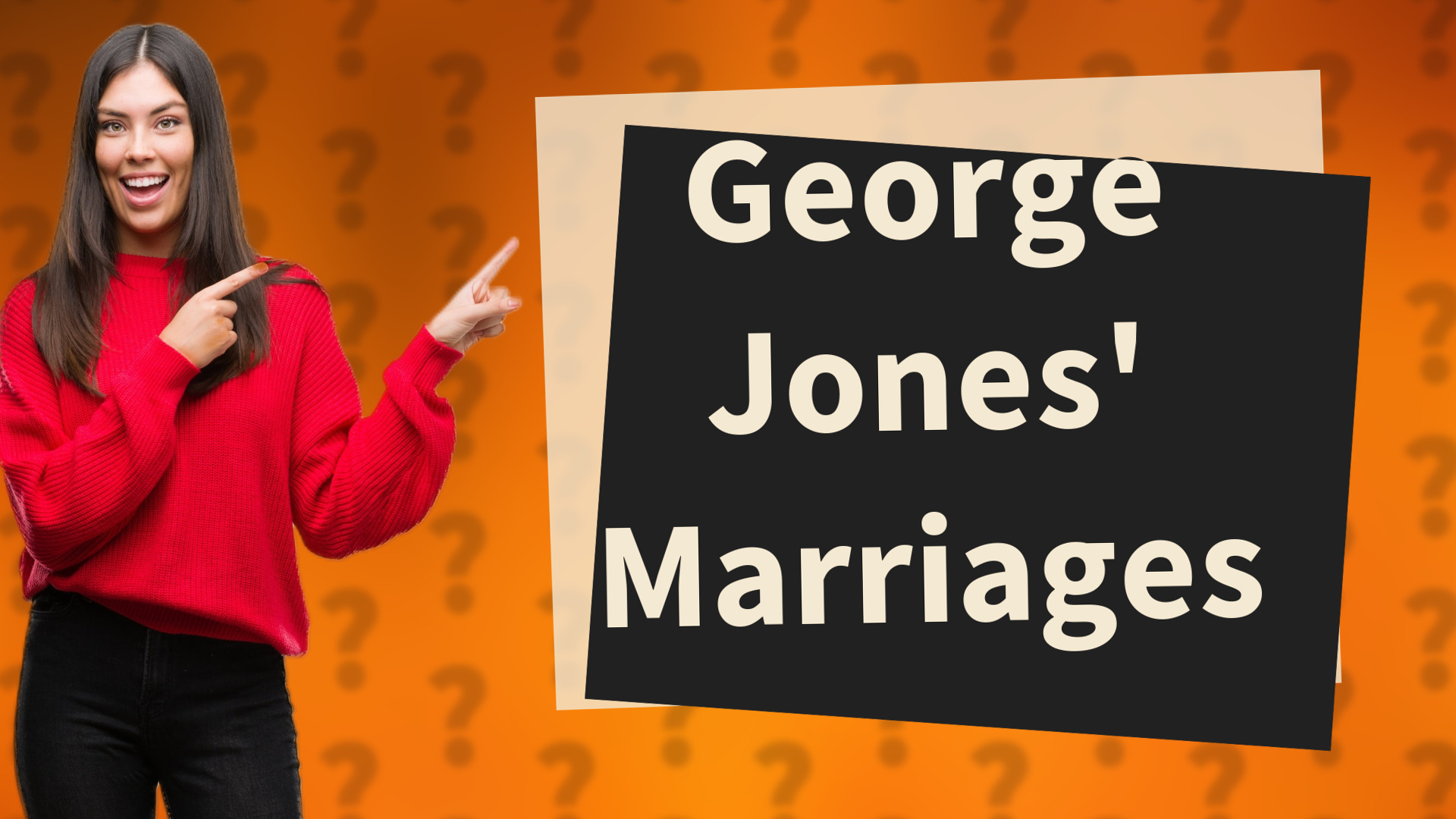George Jones' Marriages