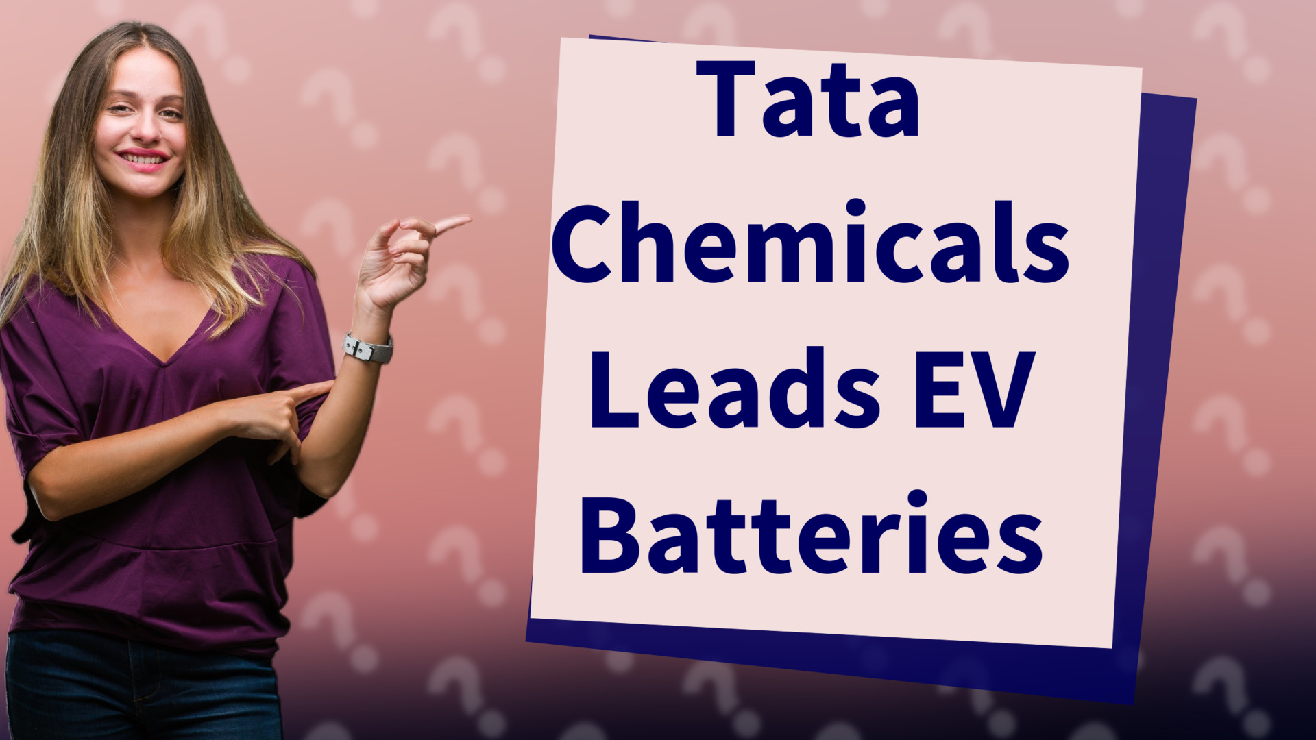 Tata Chemicals Leads EV Batteries