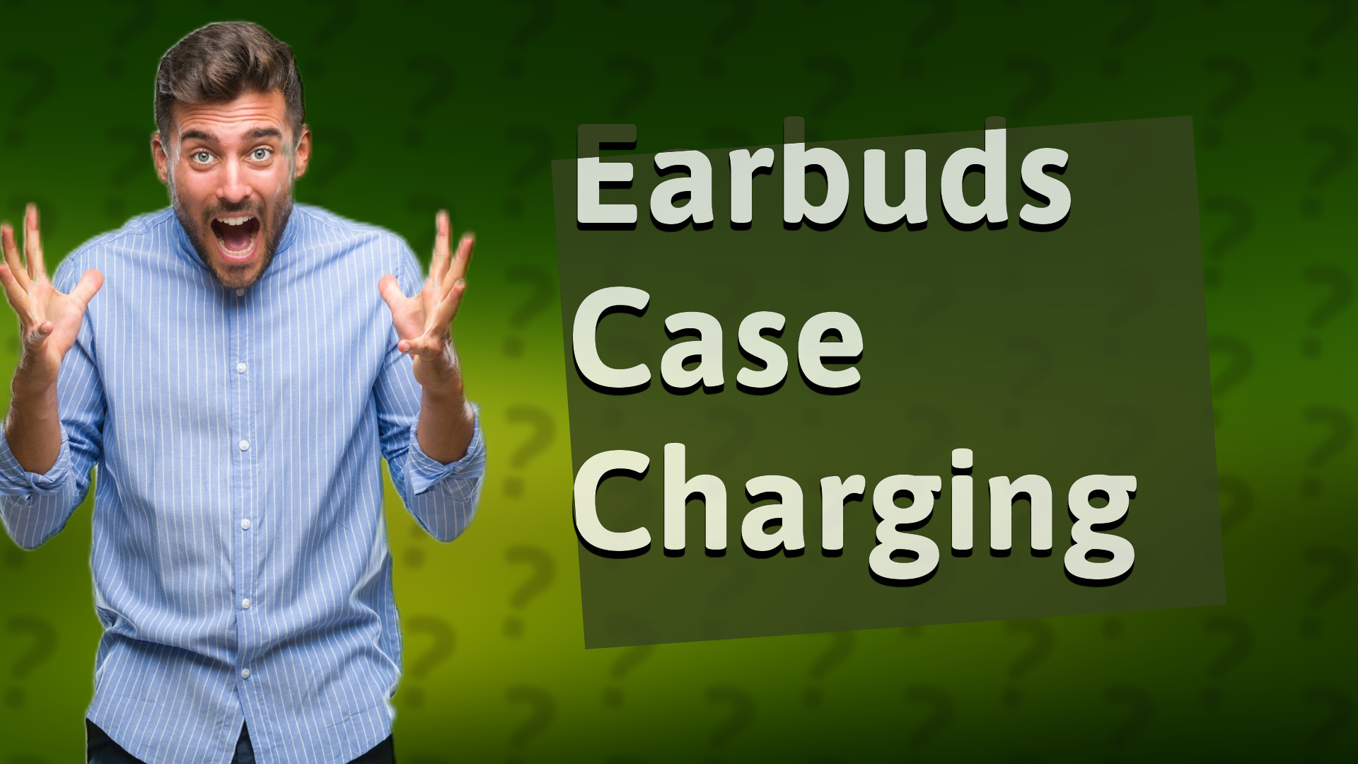 Earbuds Case Charging