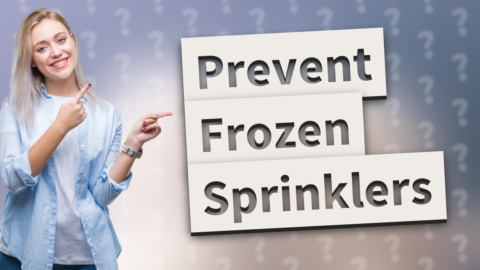 Prevent Frozen Sprinklers