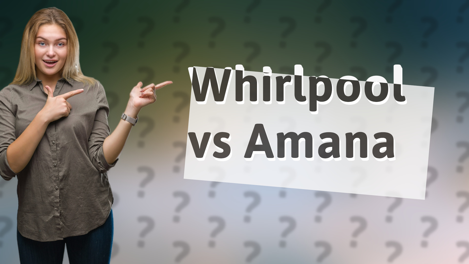Whirlpool vs Amana