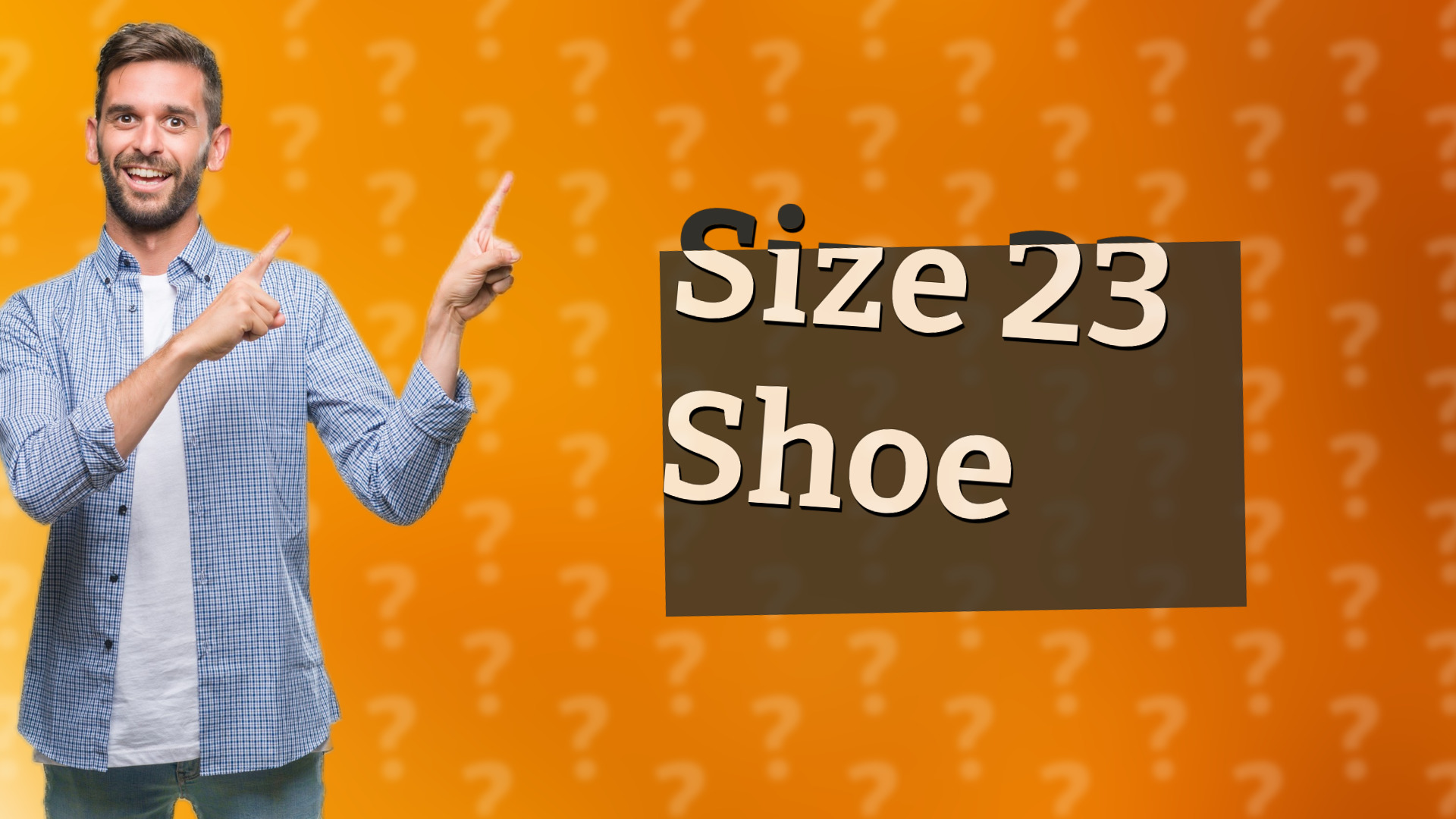 Size 23 Shoe