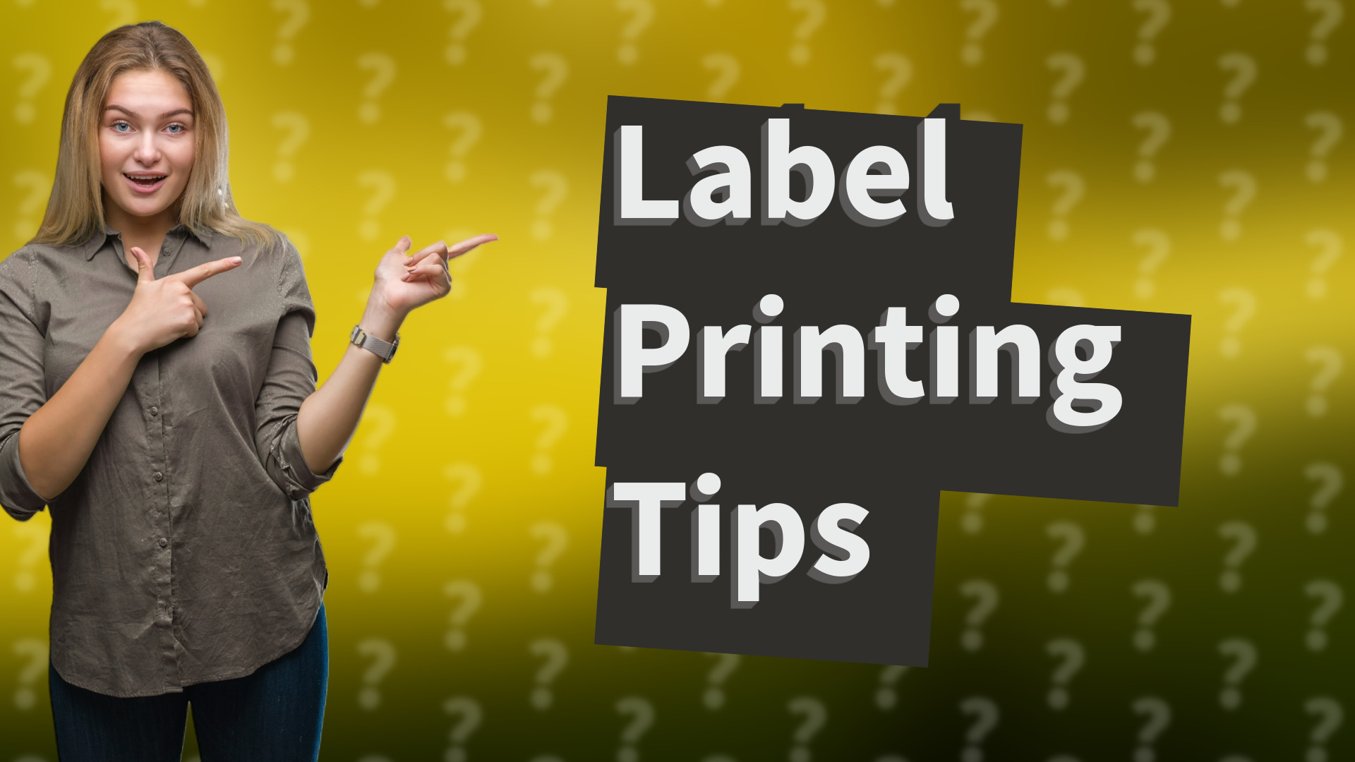 Label Printing Tips
