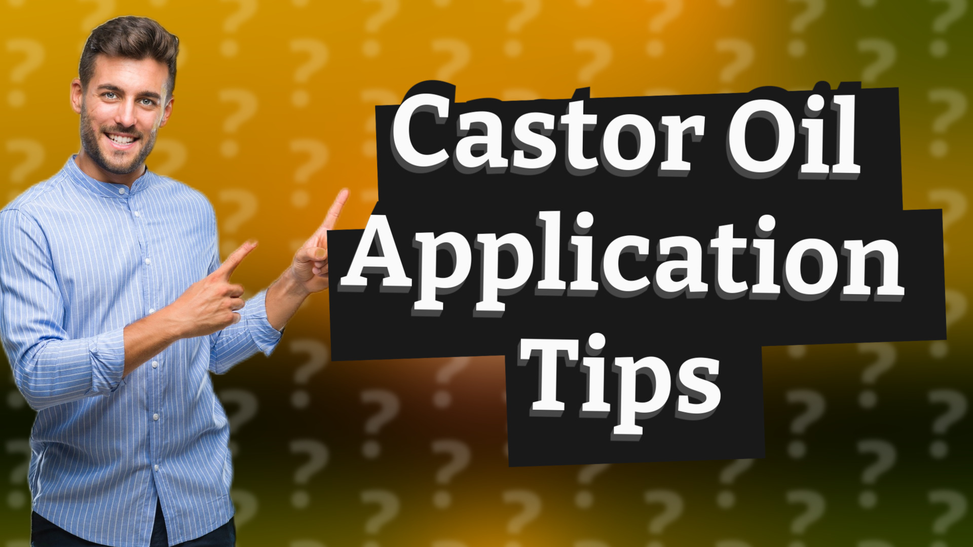 Castor Oil Application Tips