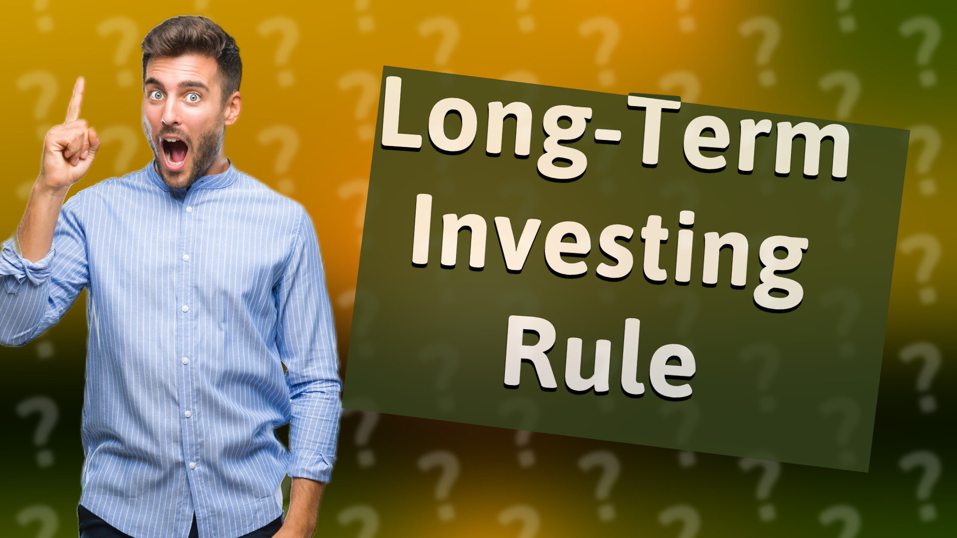 Long-Term Investing Rule
