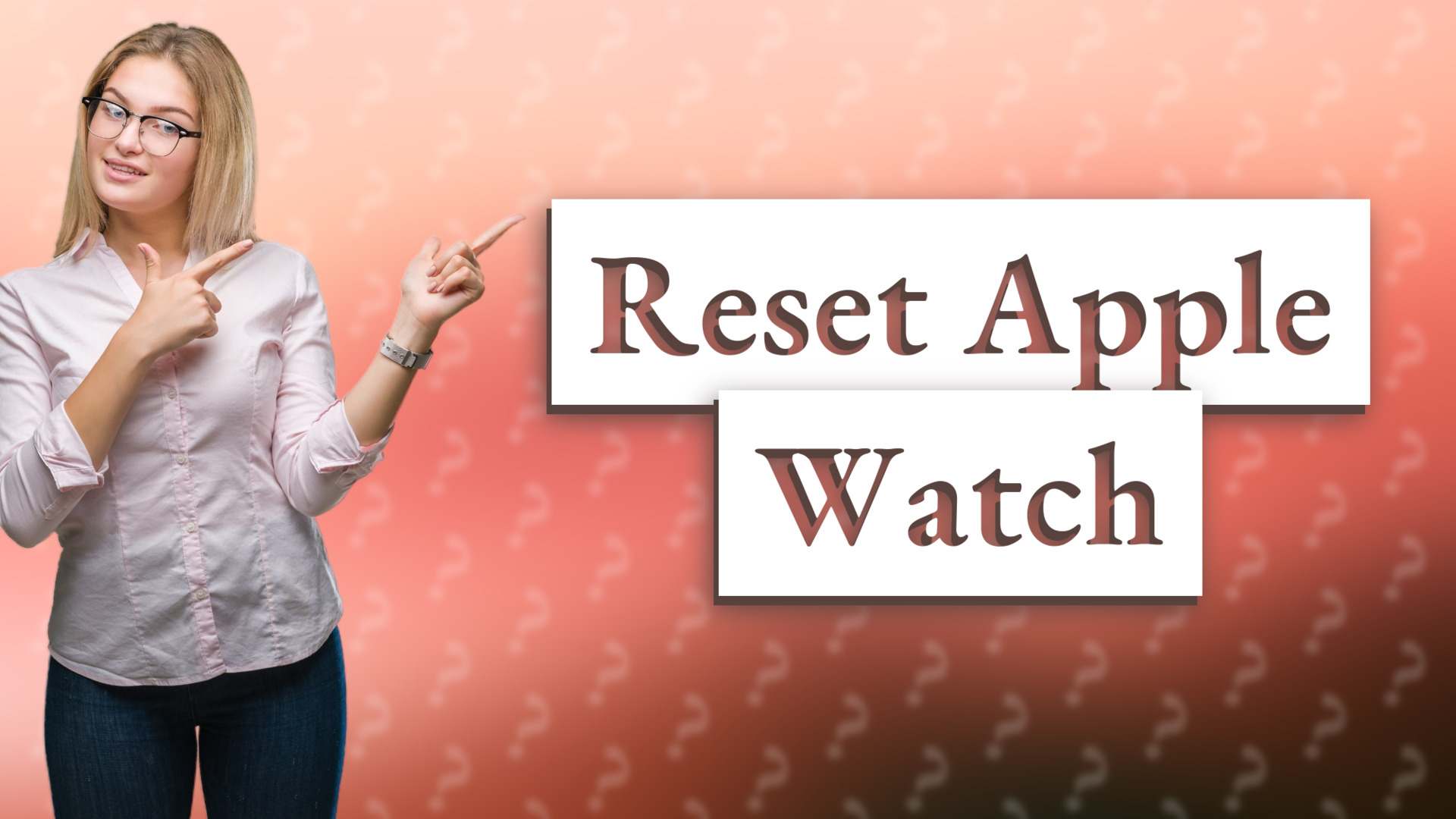 Reset Apple Watch