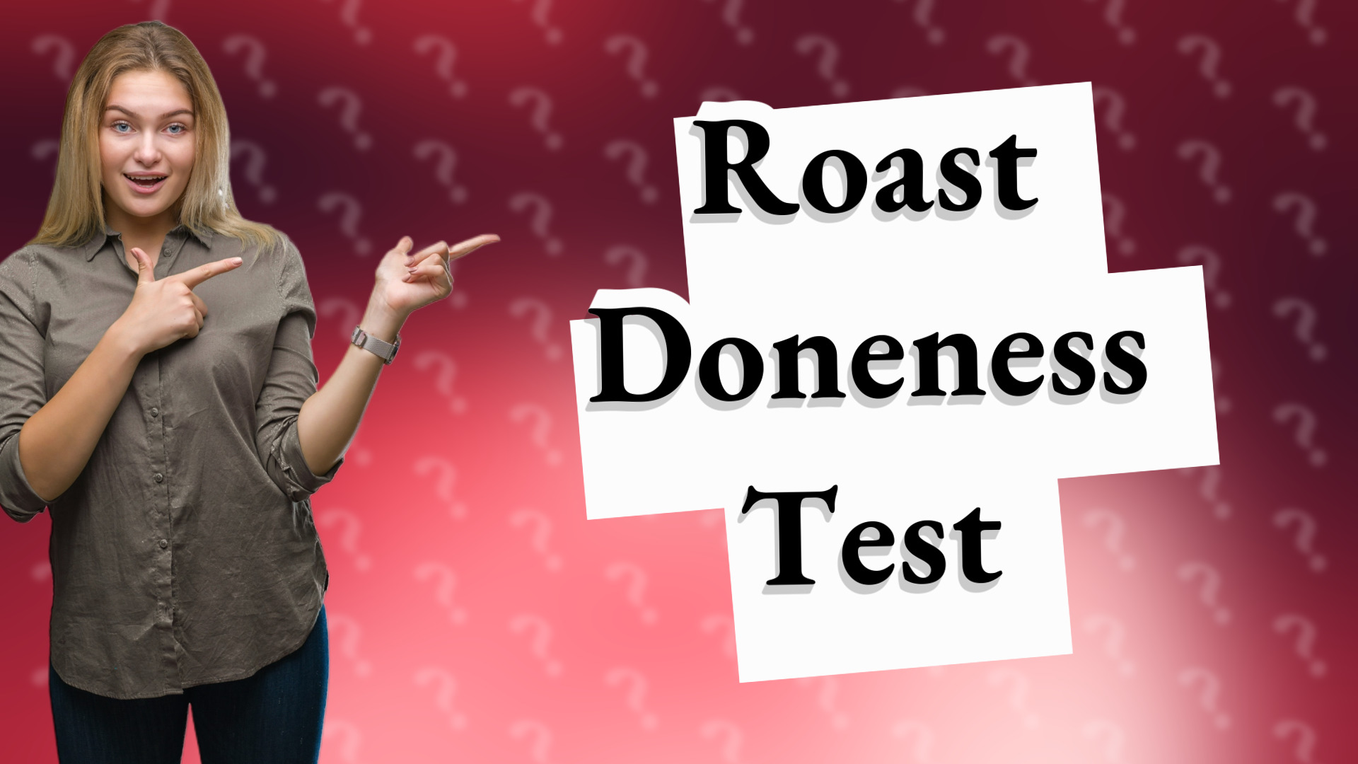 Roast Doneness Test