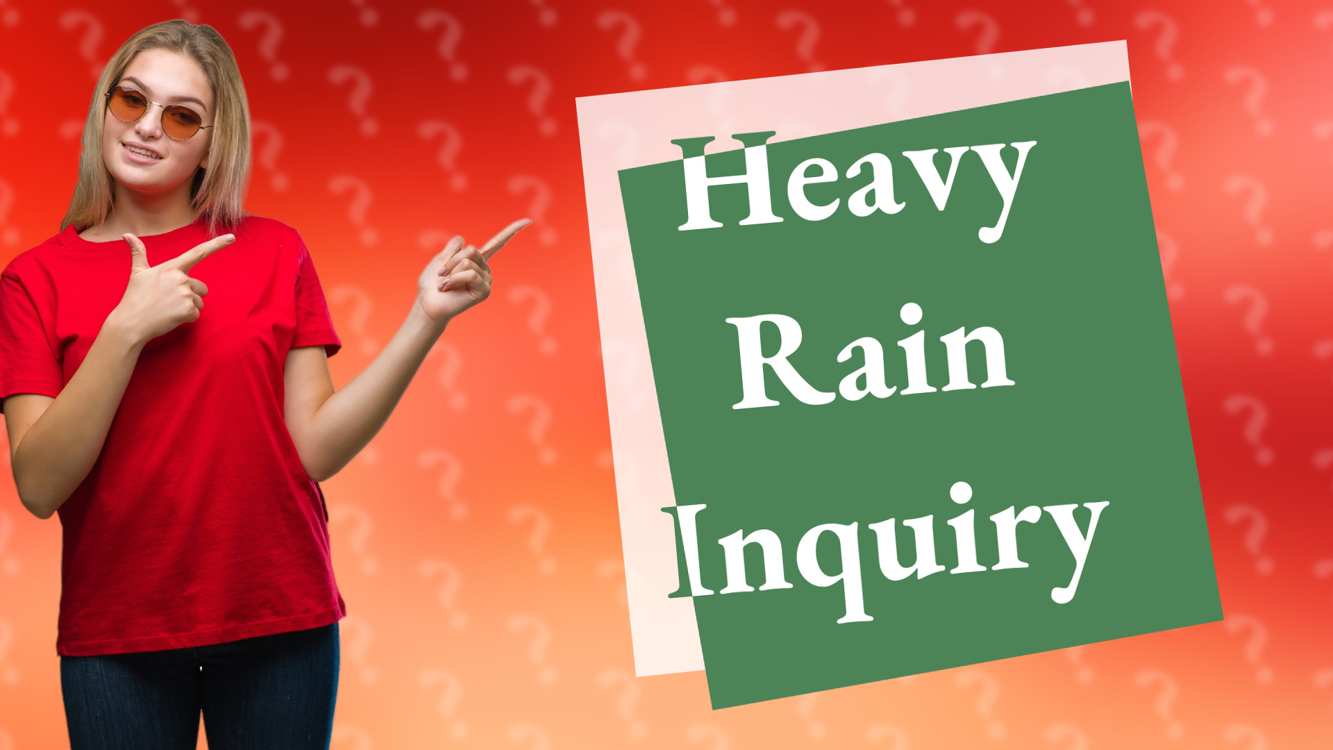 Heavy Rain Inquiry