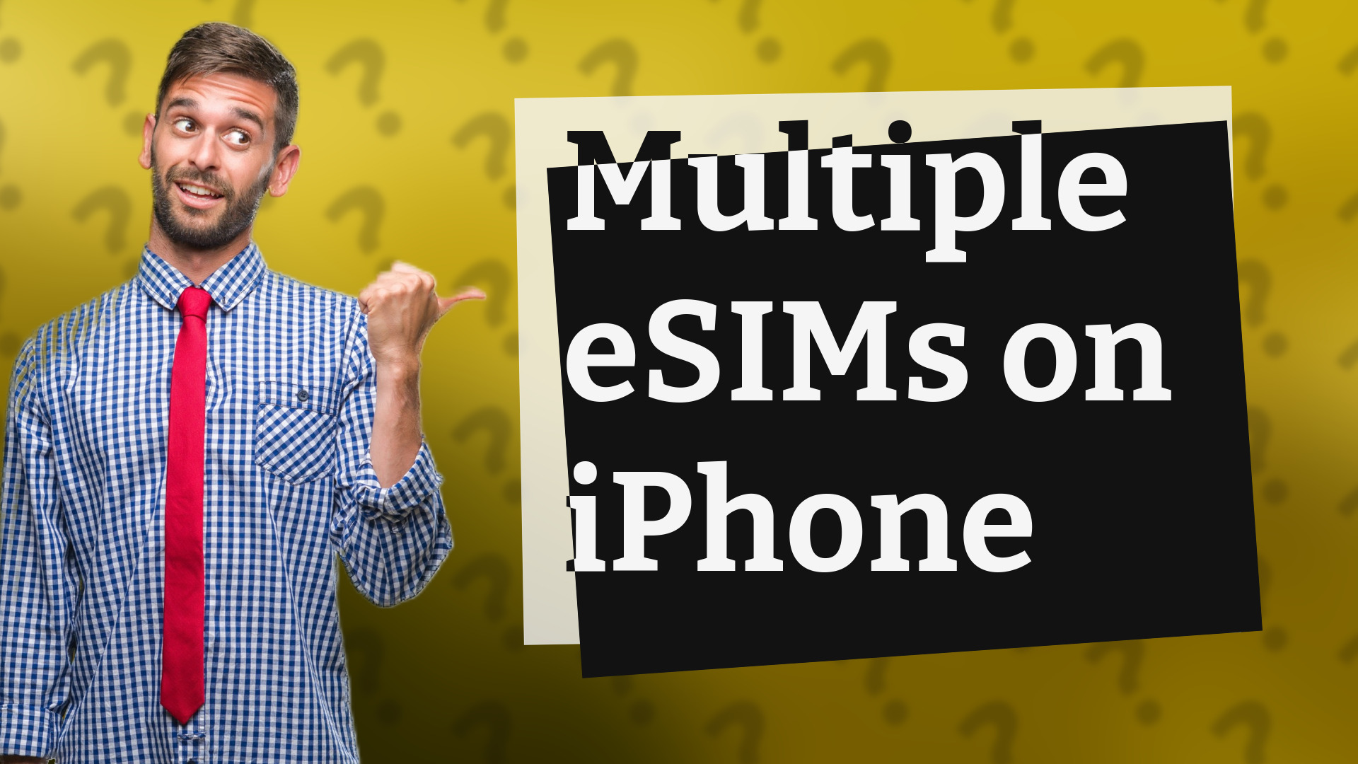 Multiple eSIMs on iPhone