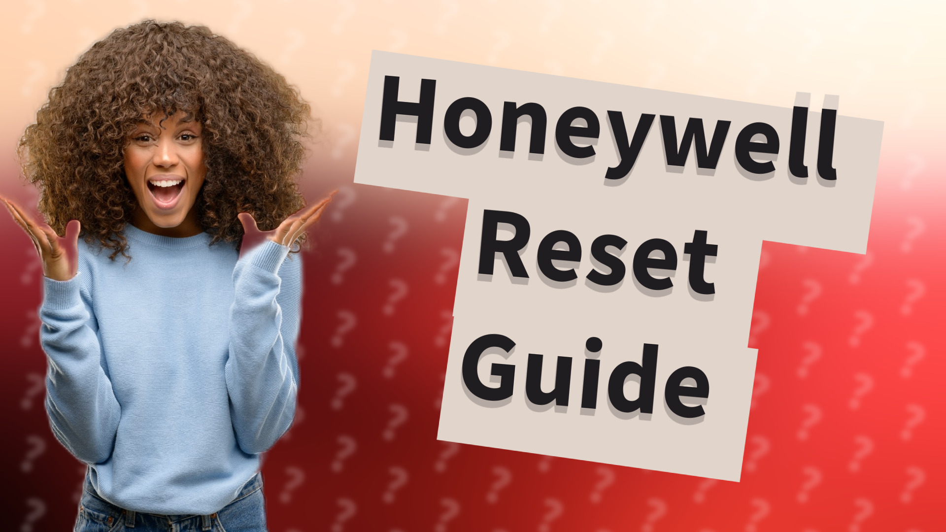 Honeywell Reset Guide