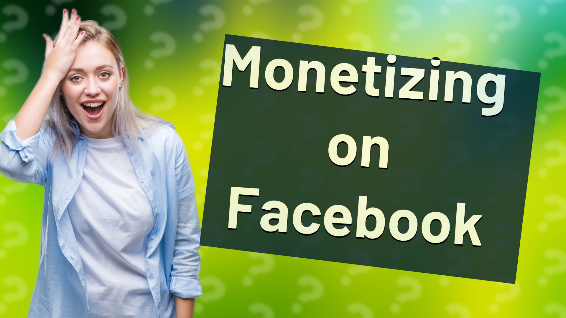 Monetizing on Facebook