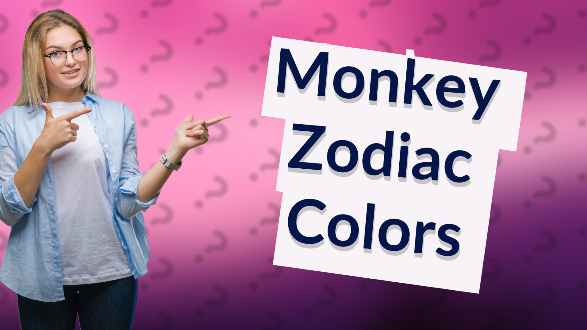Monkey Zodiac Colors