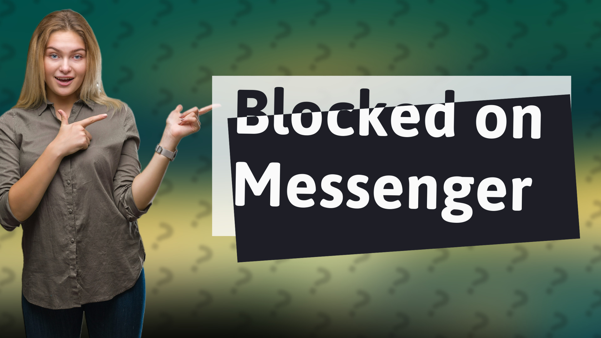 Blocked on Messenger
