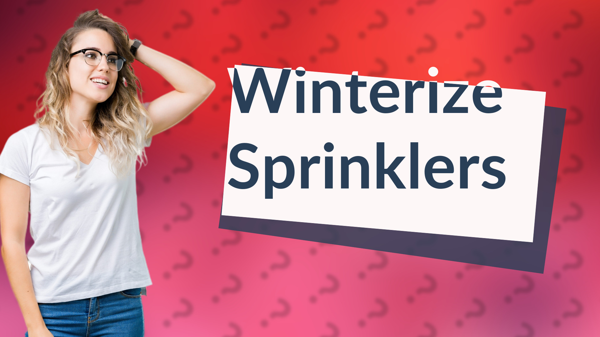 Winterize Sprinklers