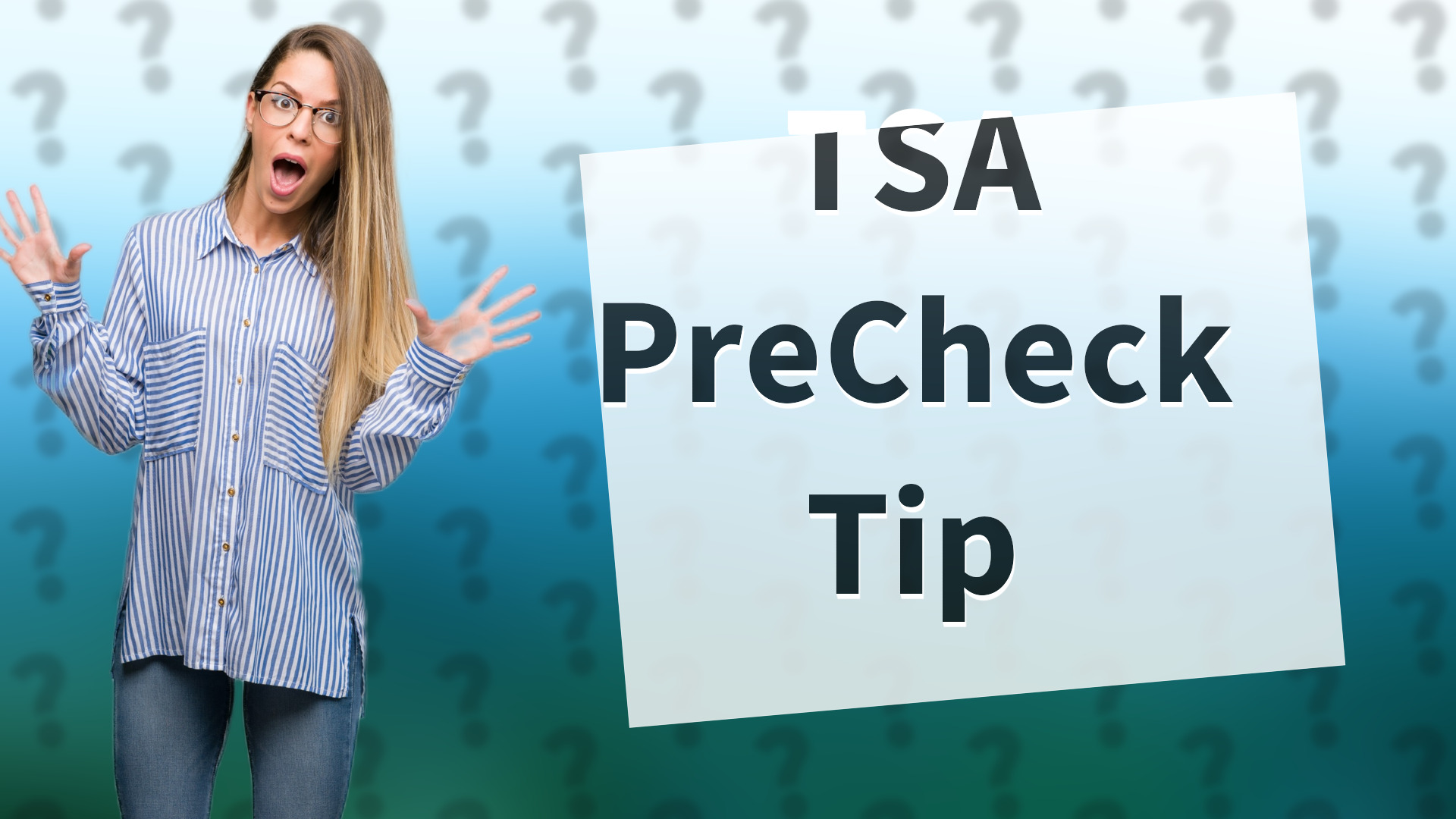 TSA PreCheck Tip