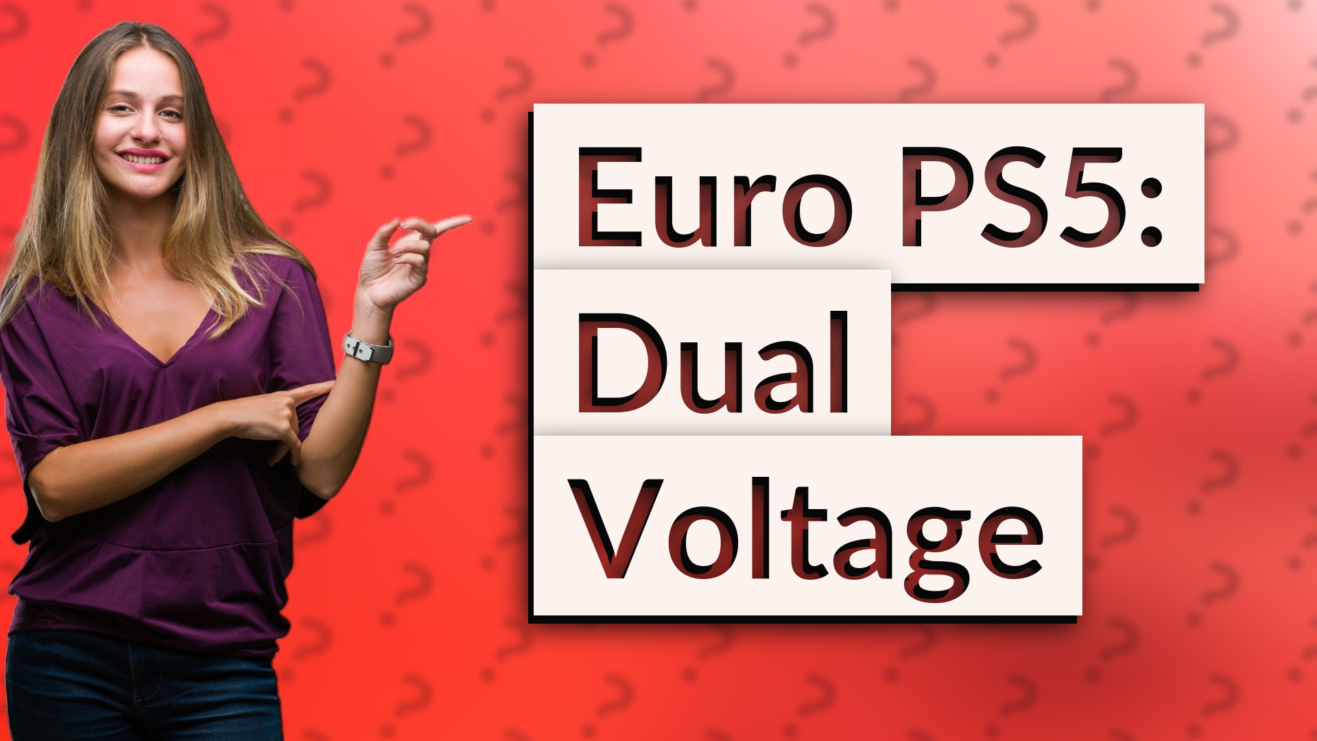 Euro PS5: Dual Voltage