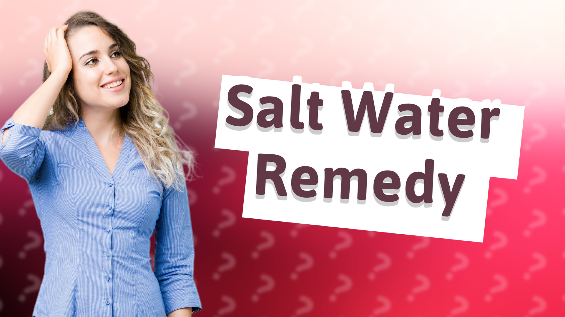 Salt Water Remedy