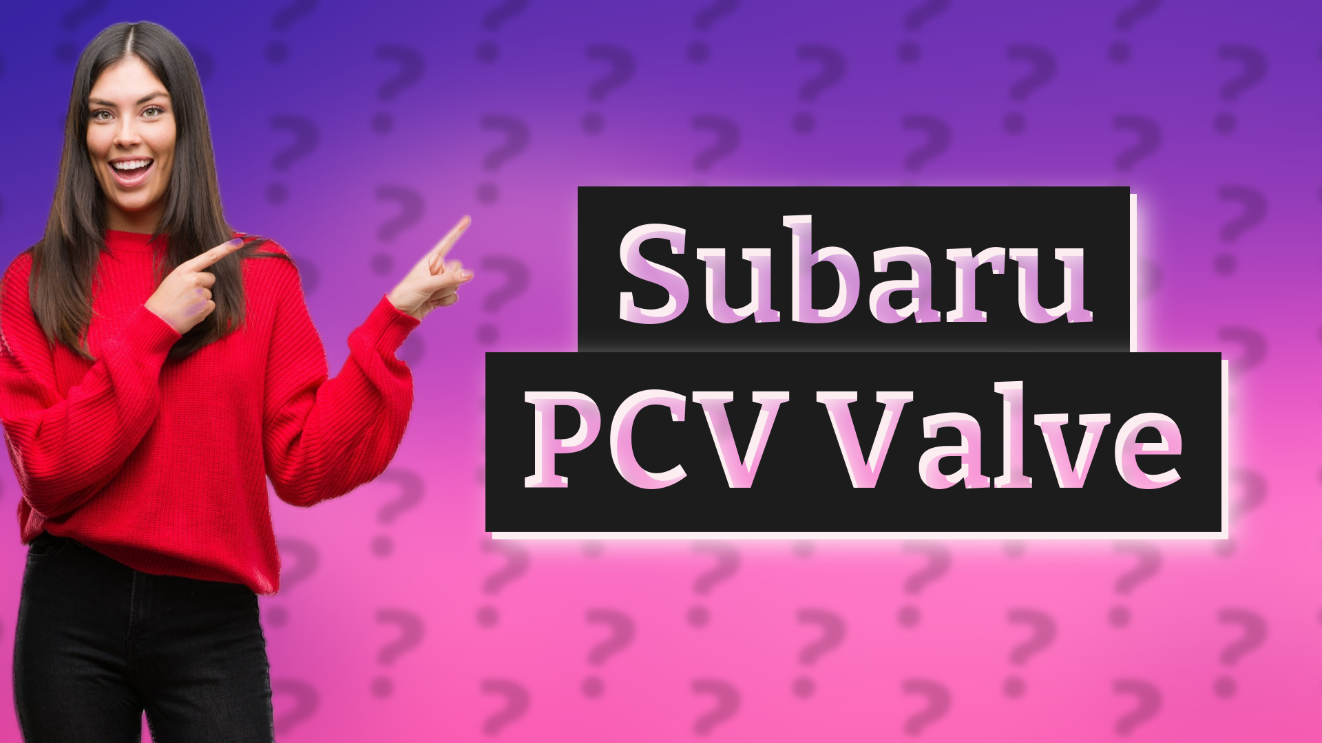 Subaru PCV Valve