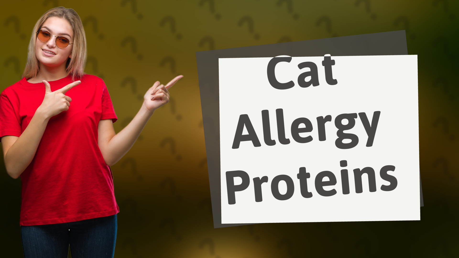 Cat Allergy Proteins