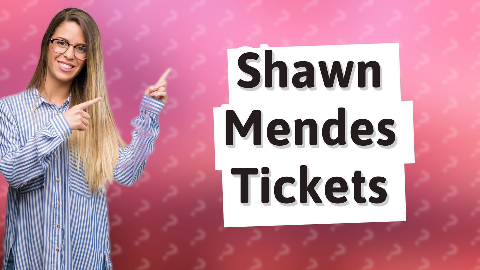 Shawn Mendes Tickets
