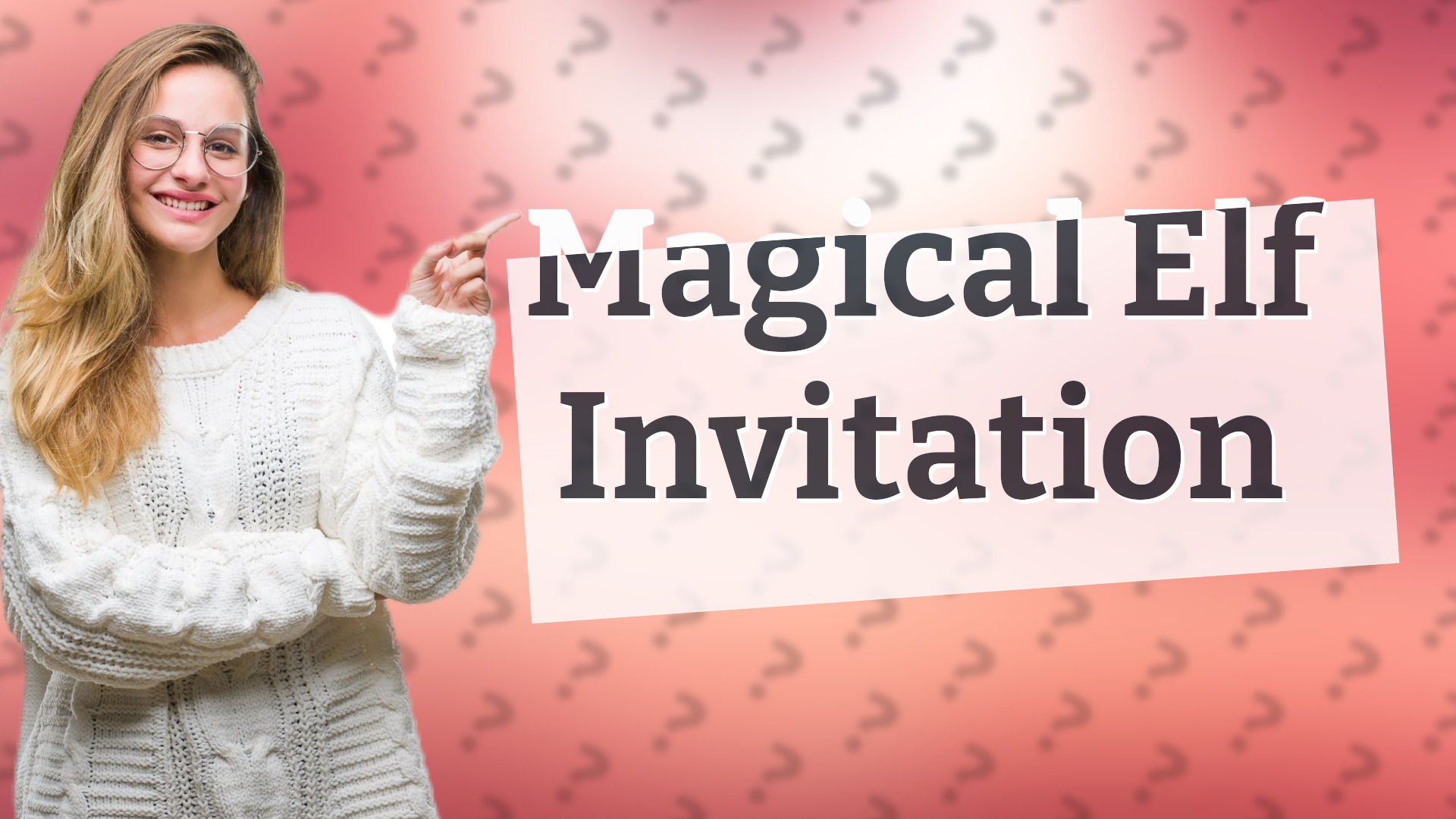 Magical Elf Invitation