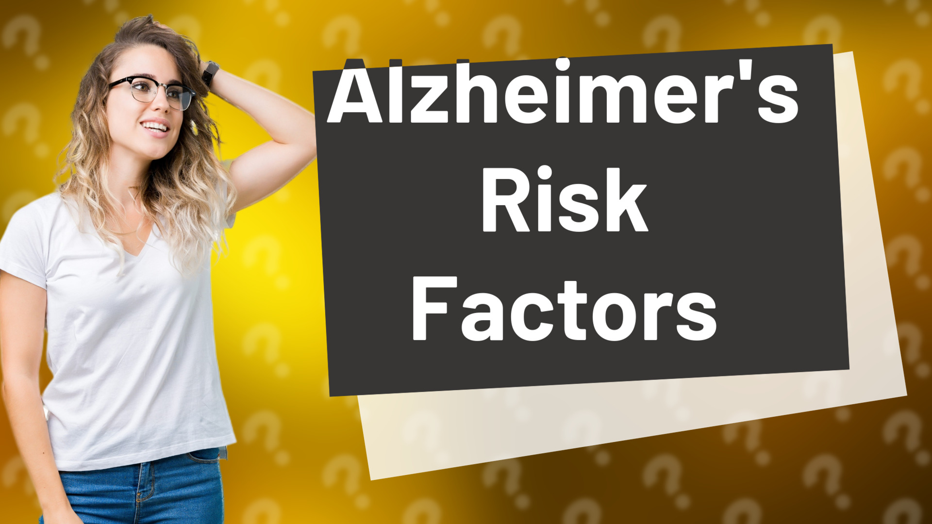 Alzheimer's Risk Factors