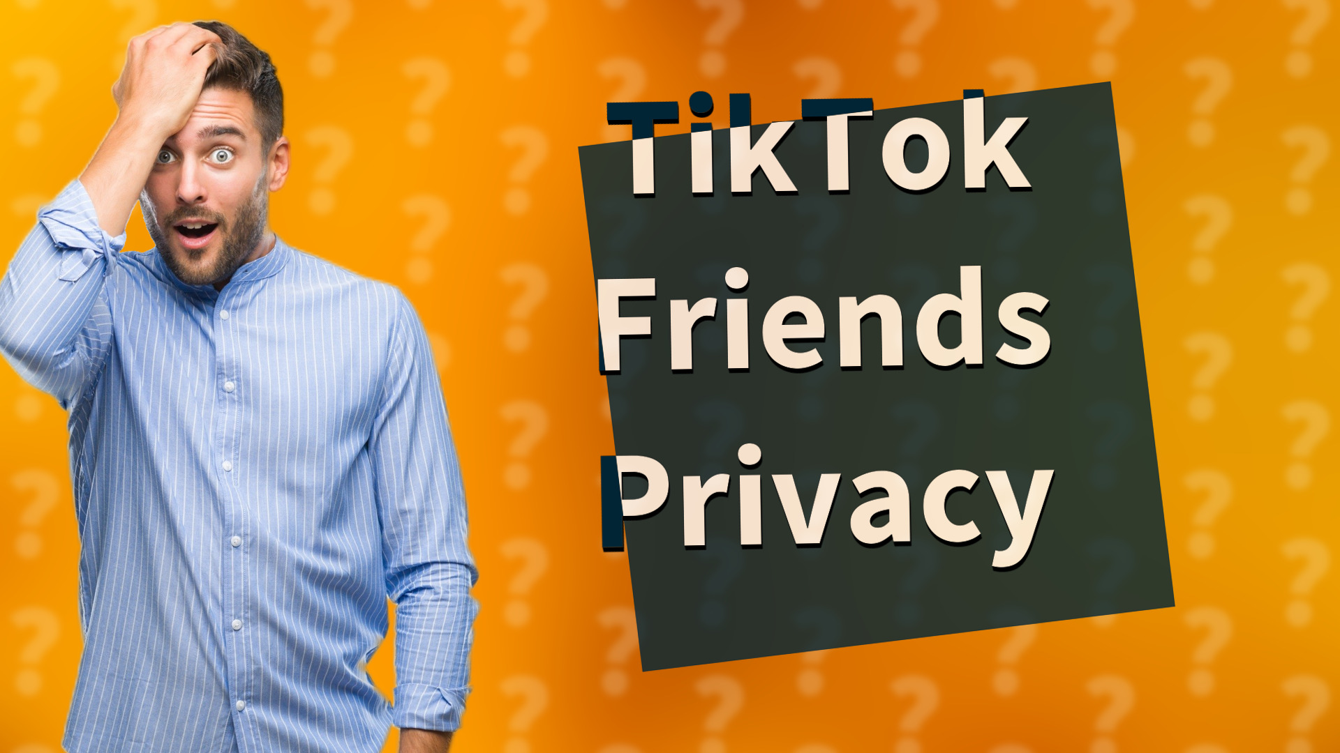 TikTok Friends Privacy