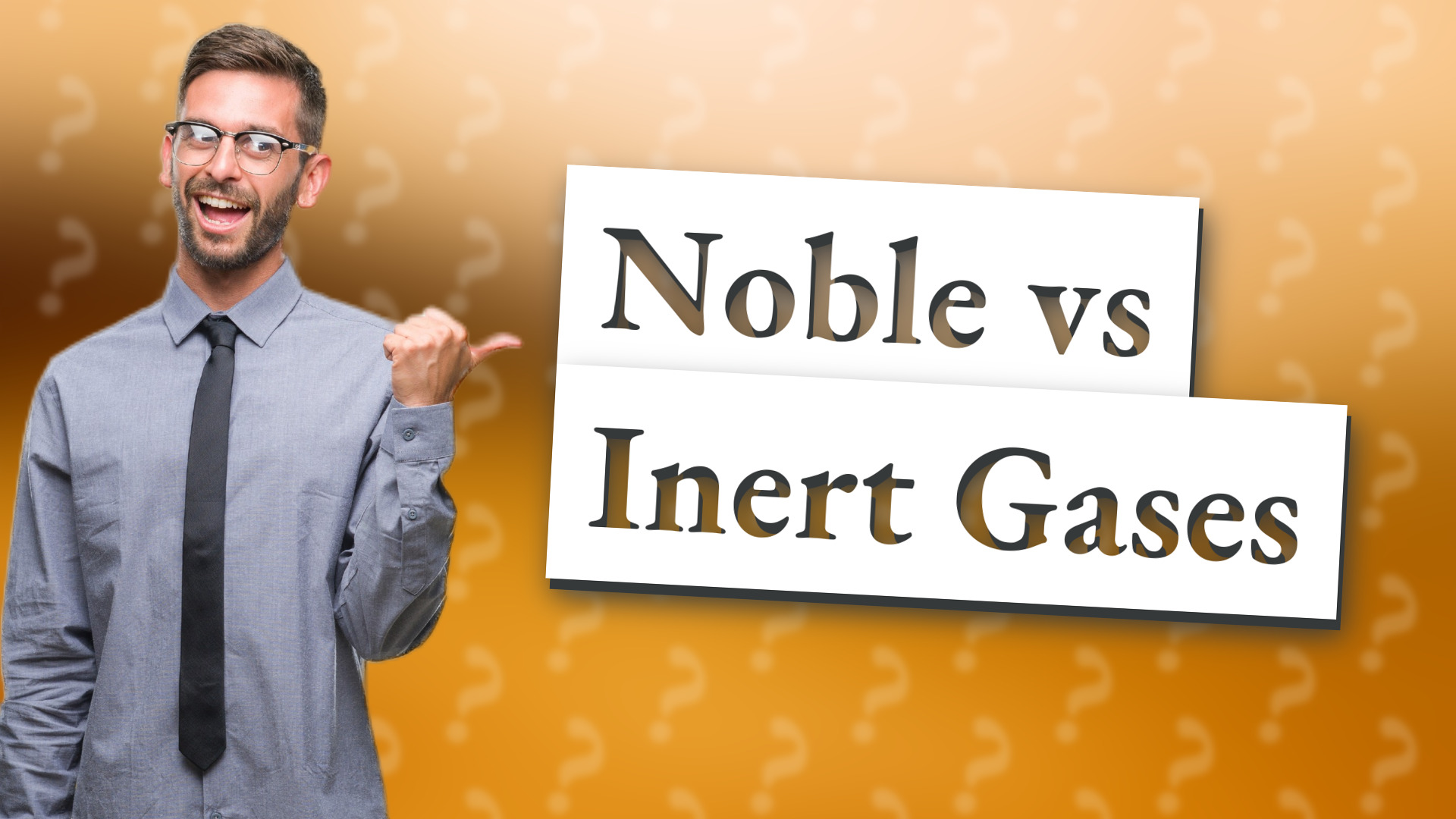 Noble vs Inert Gases